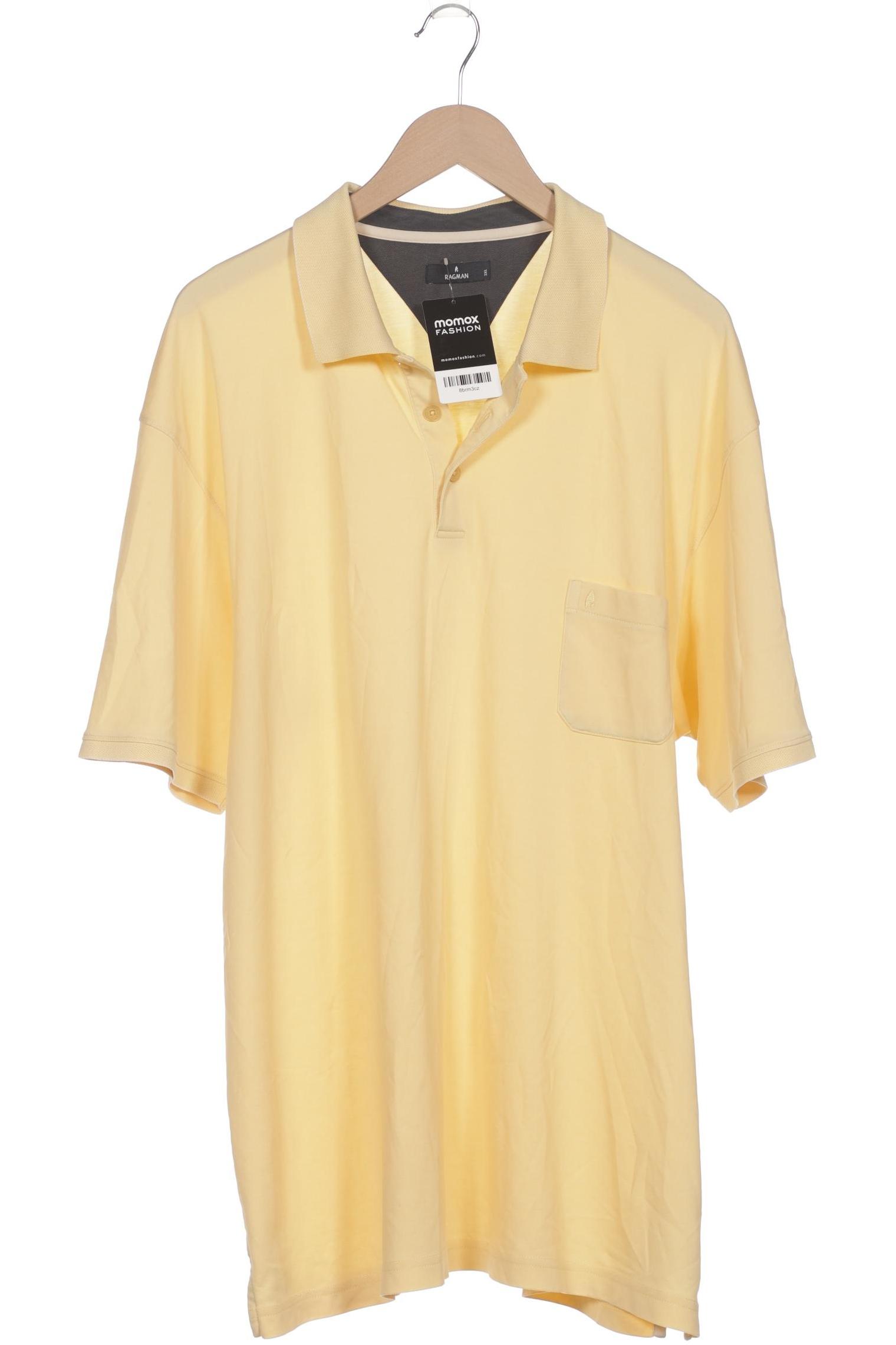 

ragman Herren Poloshirt, gelb, Gr. 58