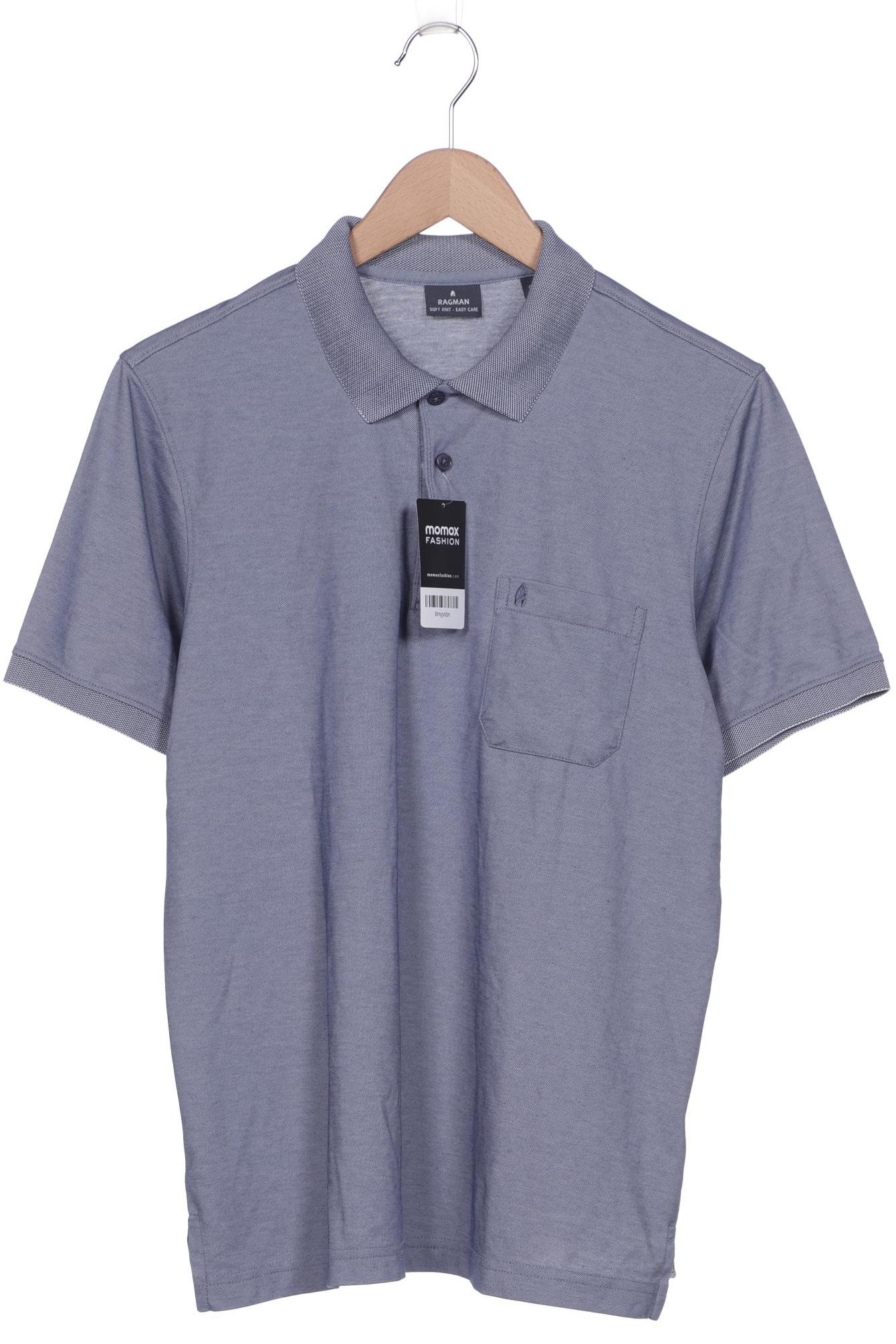 

ragman Herren Poloshirt, marineblau