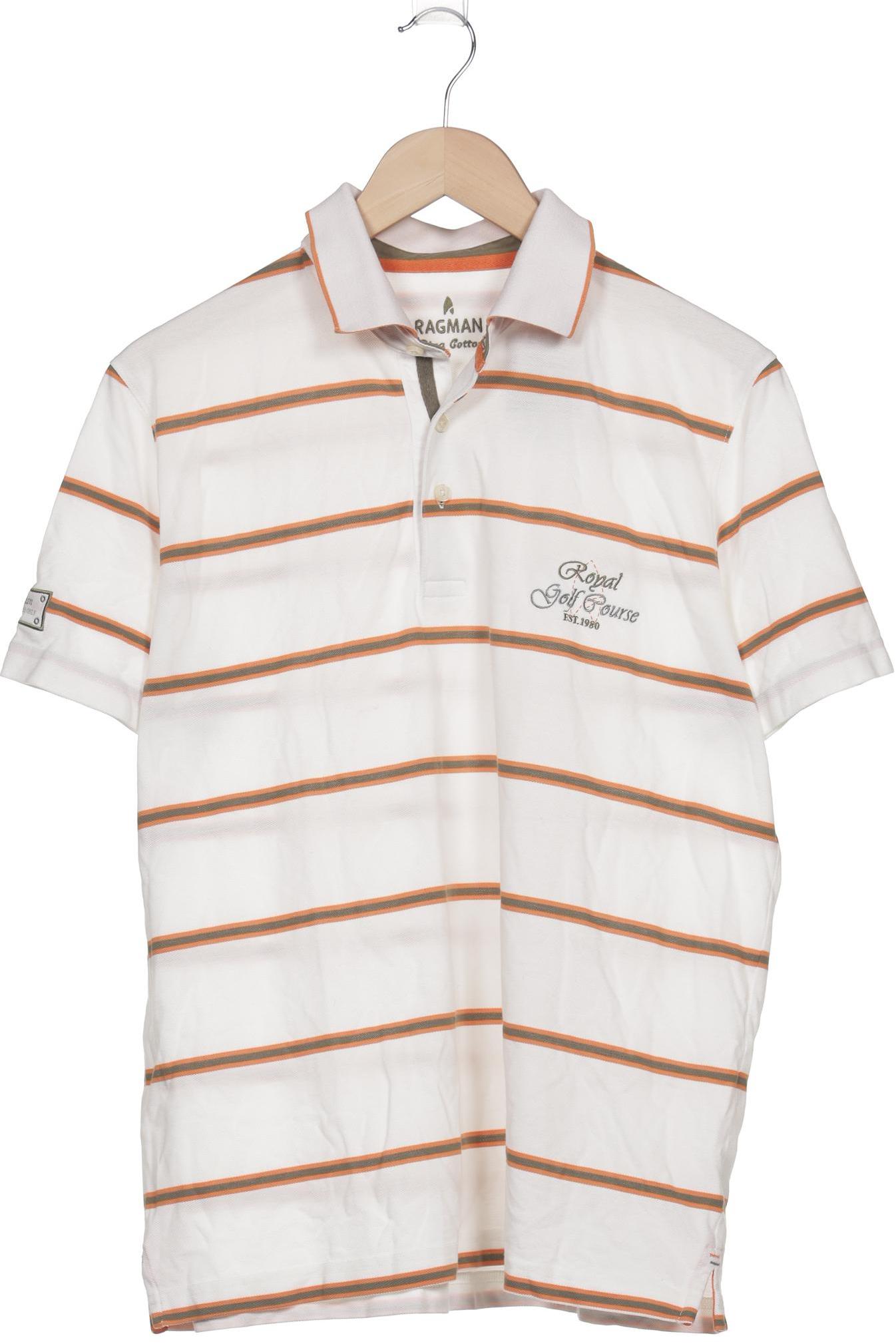 

ragman Herren Poloshirt, weiß, Gr. 52