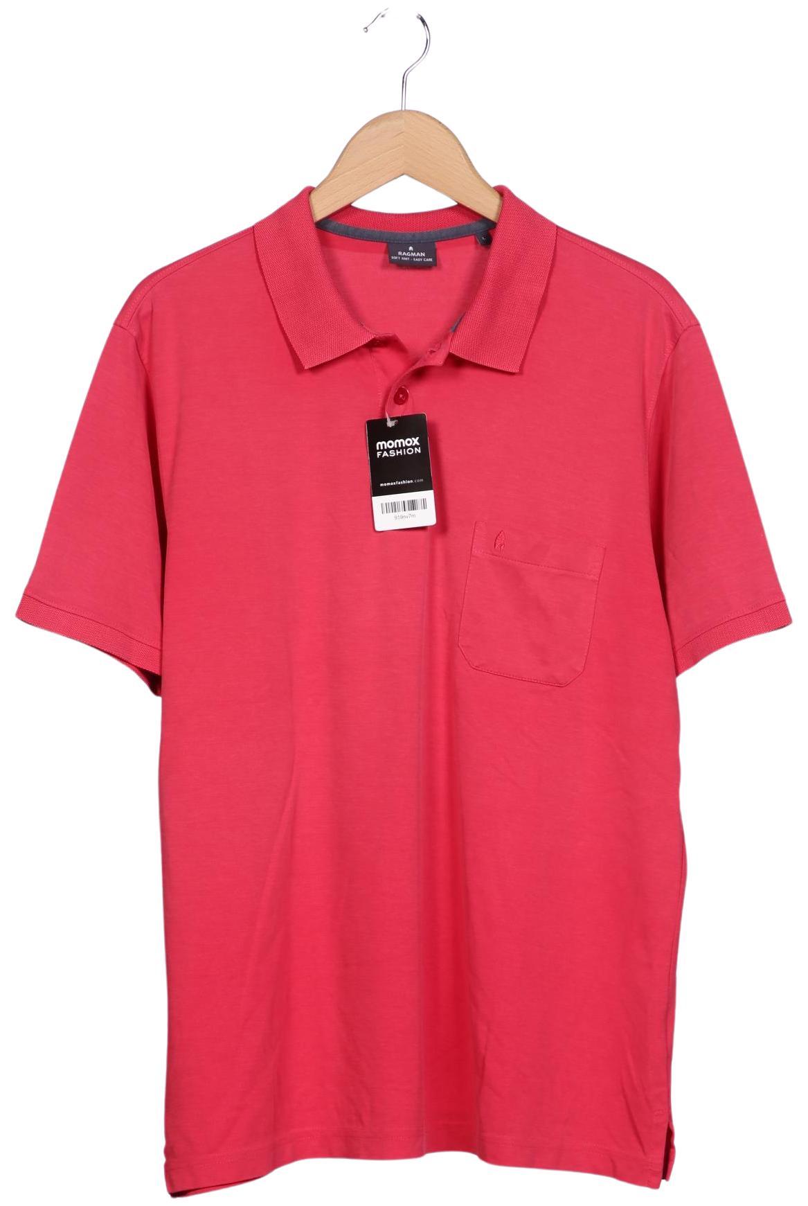 

ragman Herren Poloshirt, rot, Gr. 52