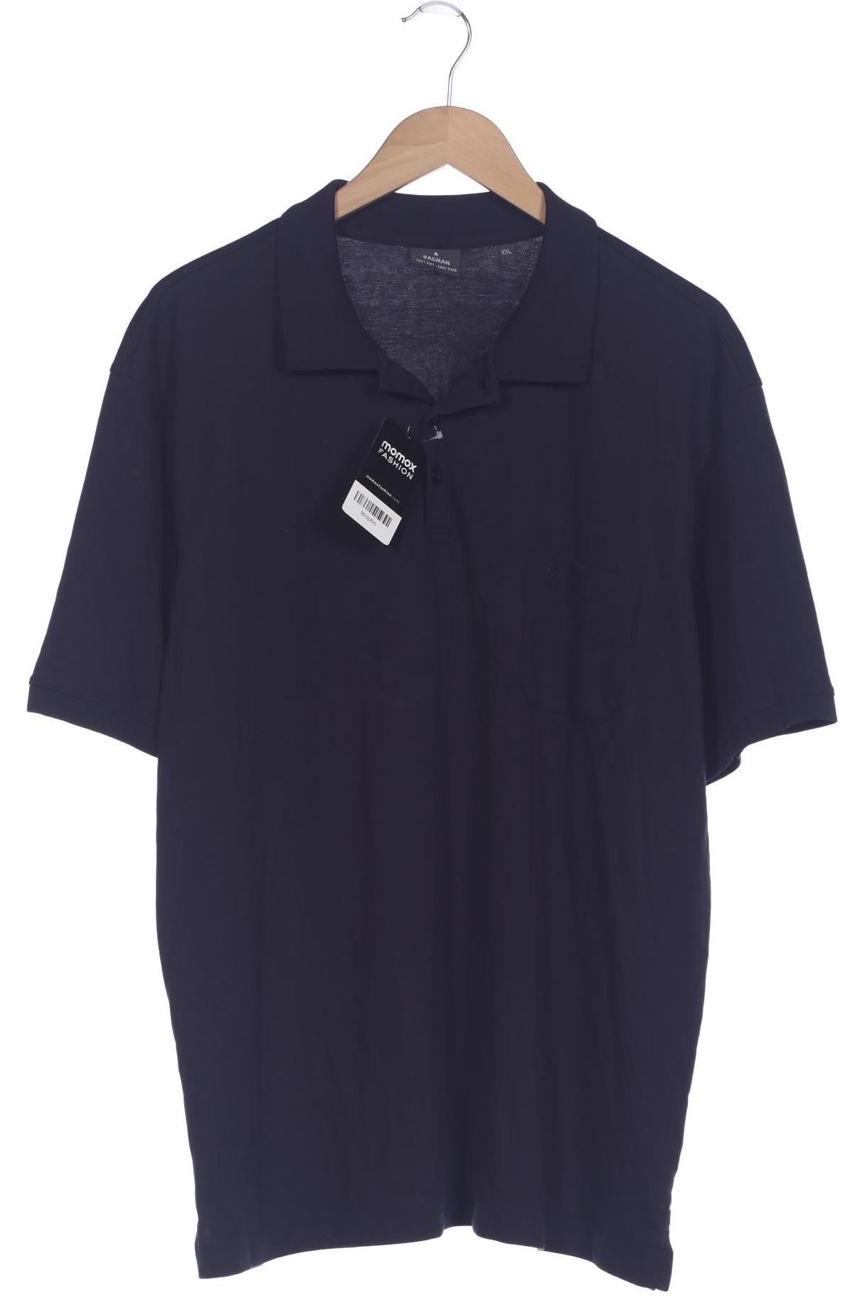 

ragman Herren Poloshirt, marineblau