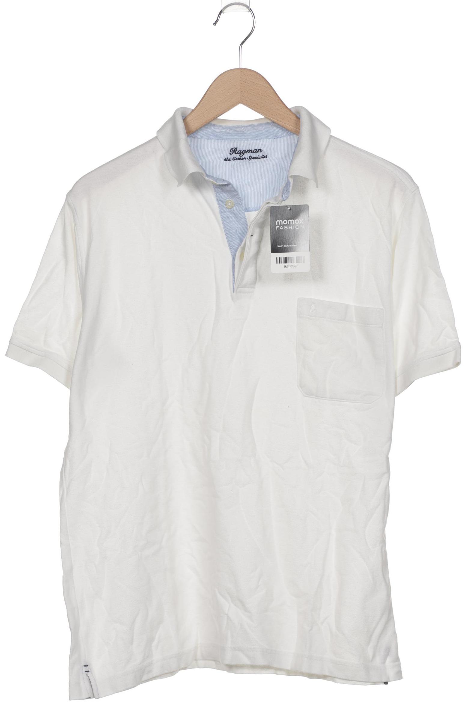 

ragman Herren Poloshirt, weiß, Gr. 54