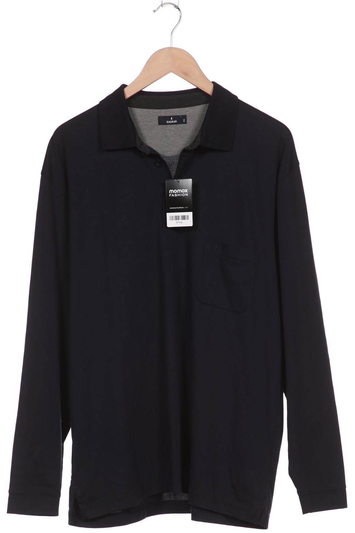 

ragman Herren Poloshirt, marineblau