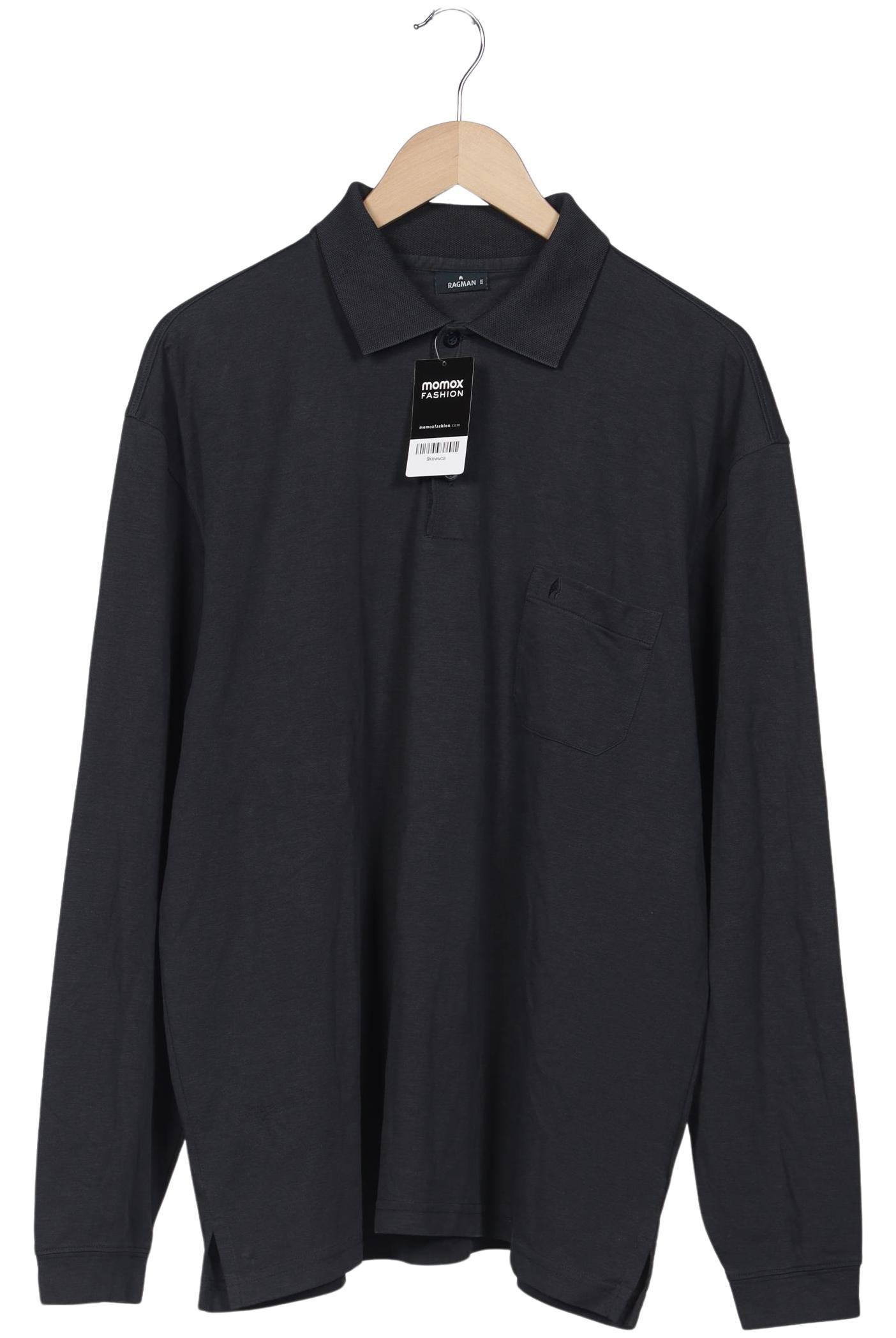 

ragman Herren Poloshirt, grau, Gr. 56