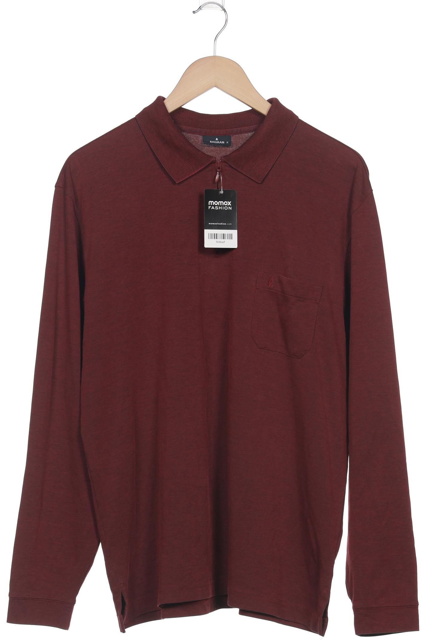 

ragman Herren Poloshirt, bordeaux, Gr. 54