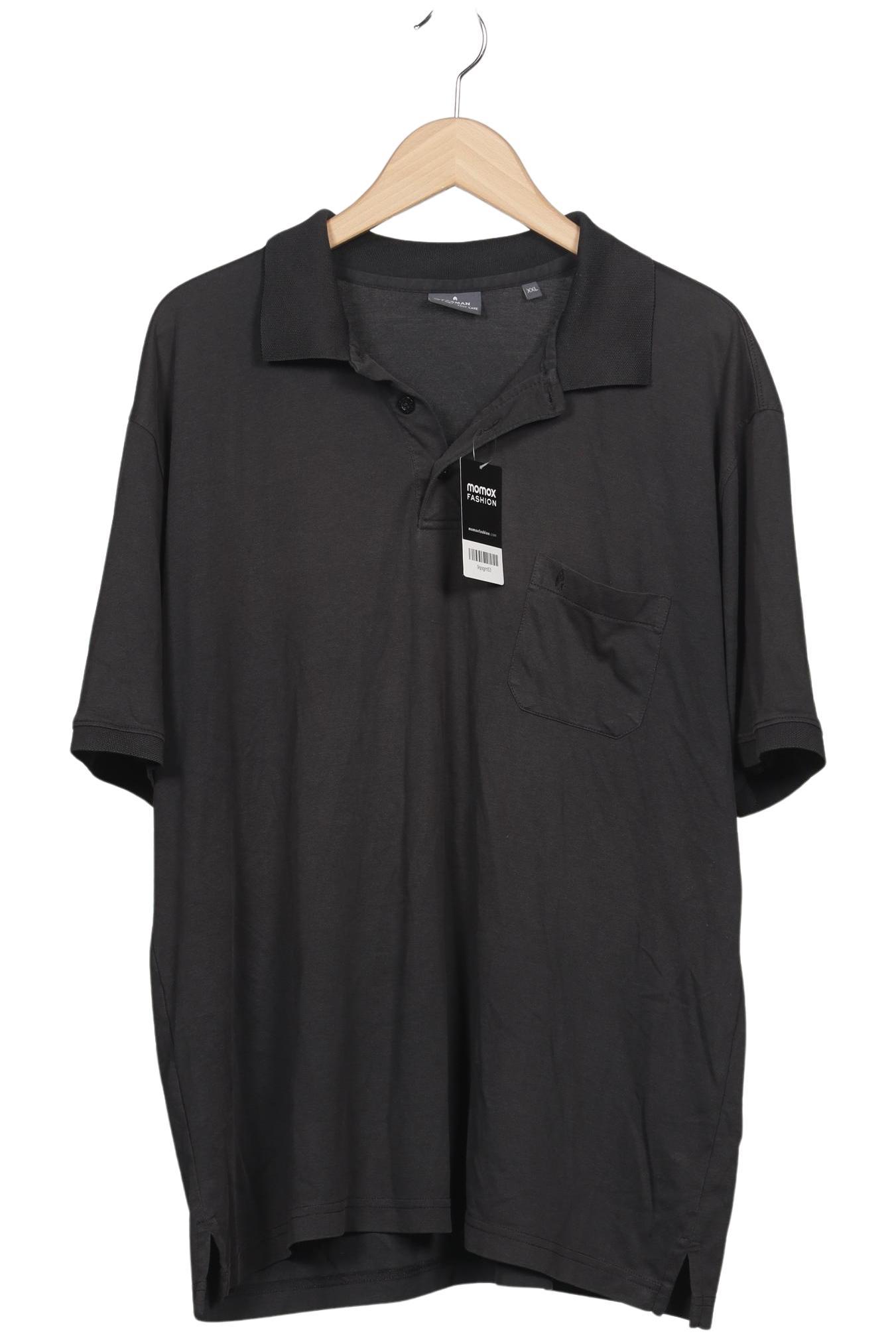 

ragman Herren Poloshirt, grau, Gr. 56