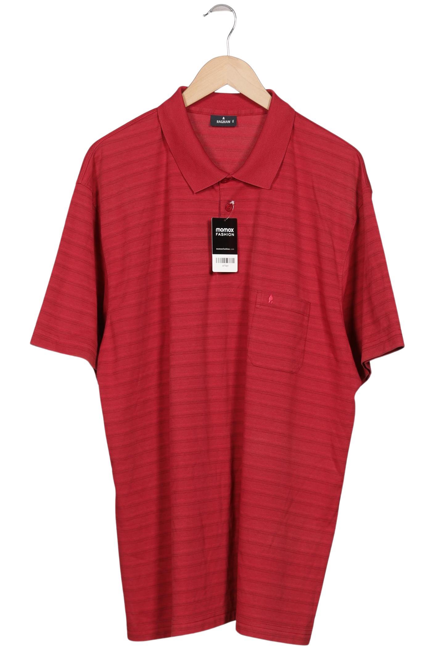 

ragman Herren Poloshirt, rot, Gr. 58