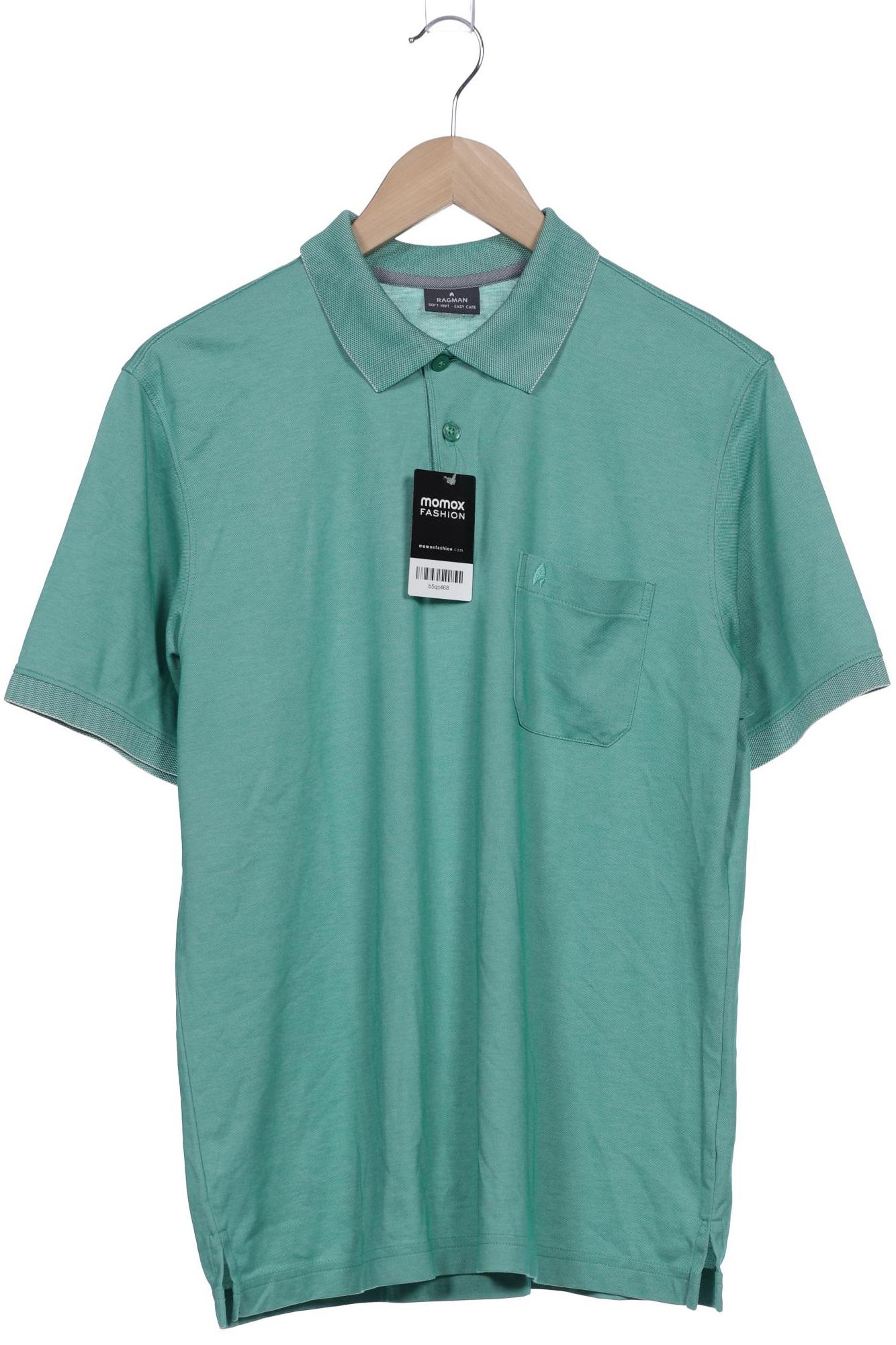 

ragman Herren Poloshirt, türkis, Gr. 48