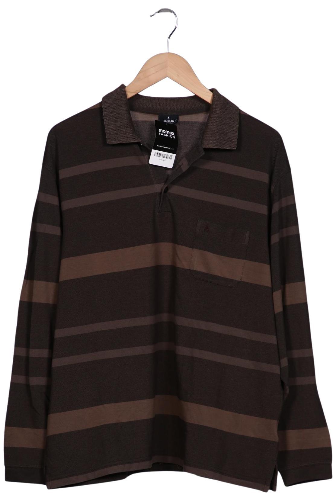 

ragman Herren Poloshirt, braun, Gr. 56