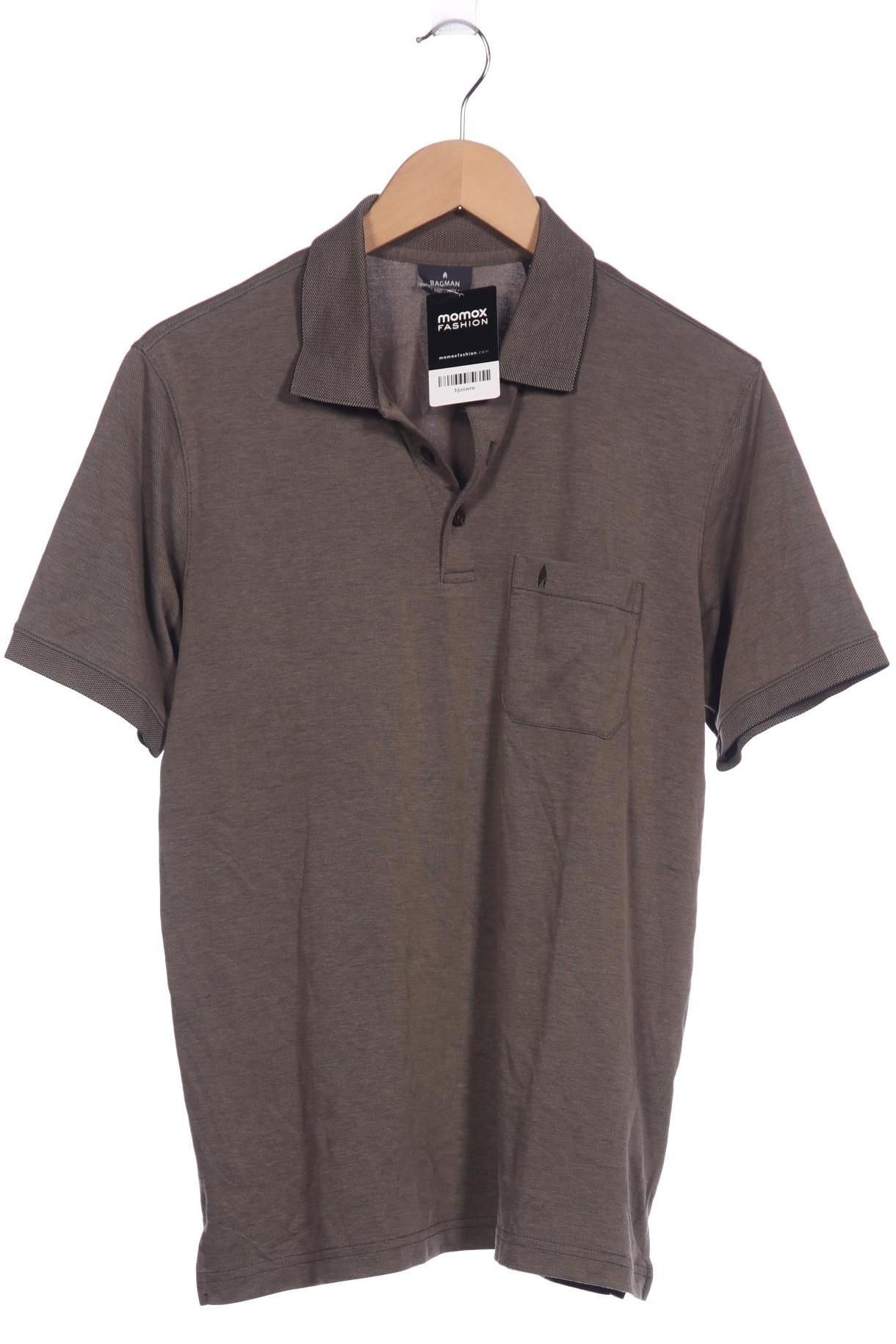 

ragman Herren Poloshirt, braun, Gr. 48