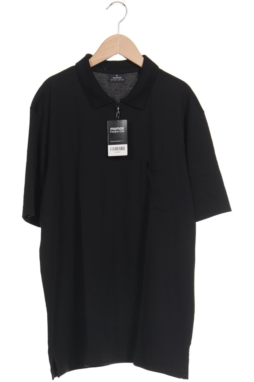 

ragman Herren Poloshirt, schwarz, Gr. 52