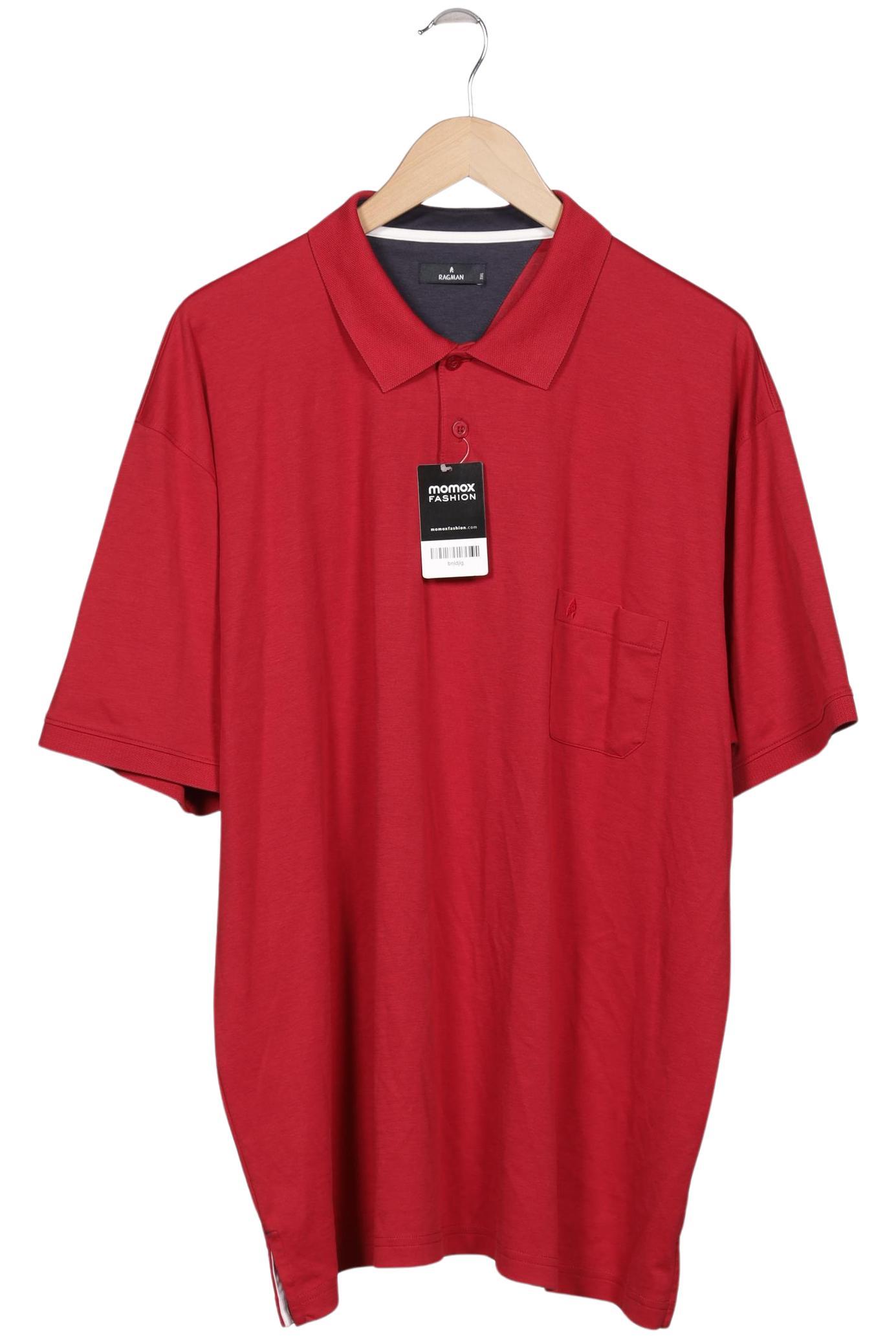 

ragman Herren Poloshirt, rot, Gr. 58
