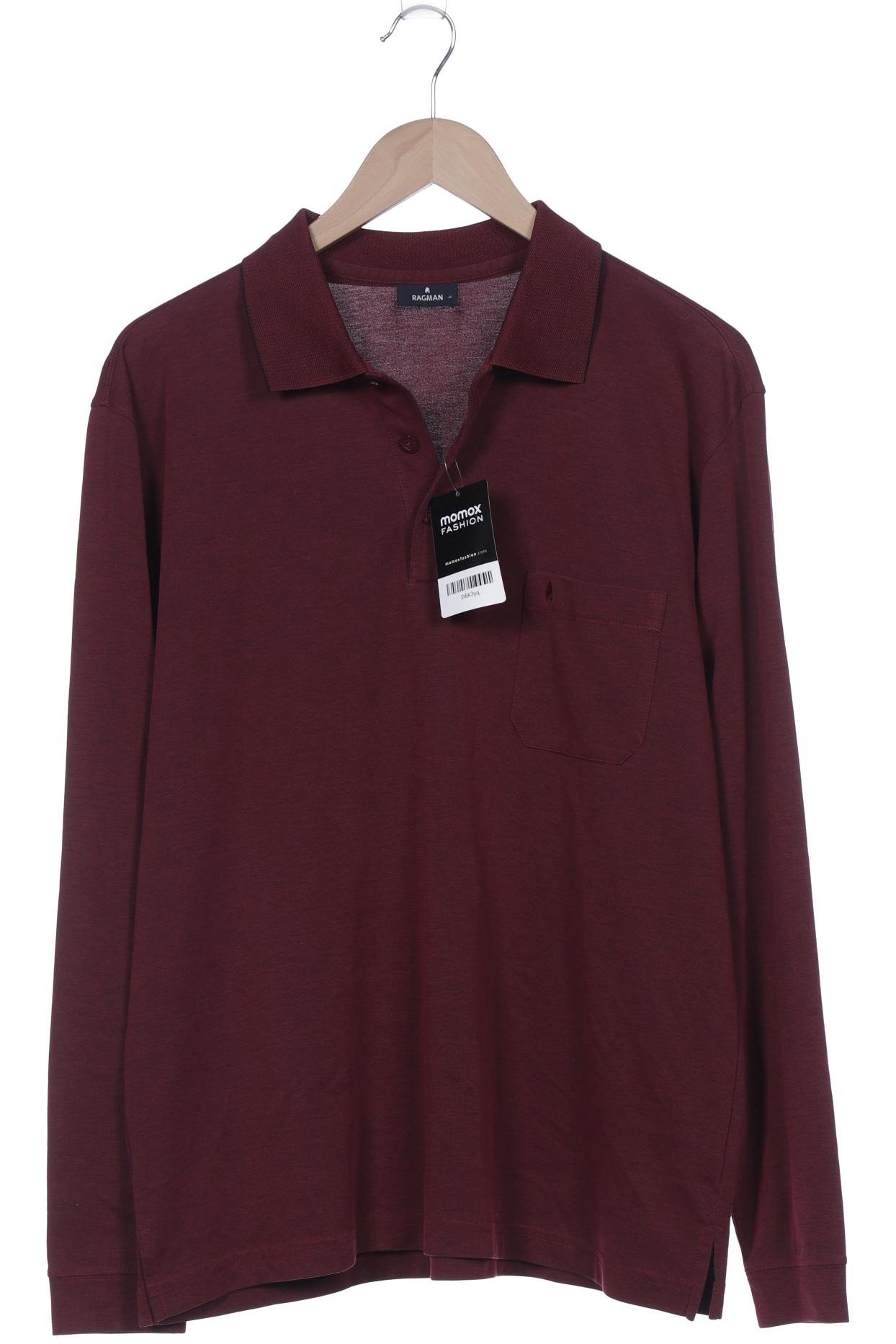 Thumbnail - ragman Herren Poloshirt, bordeaux, Gr. 52