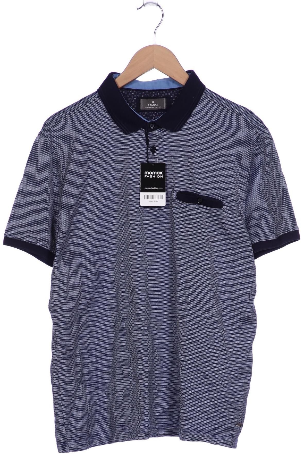 

ragman Herren Poloshirt, marineblau, Gr. 52