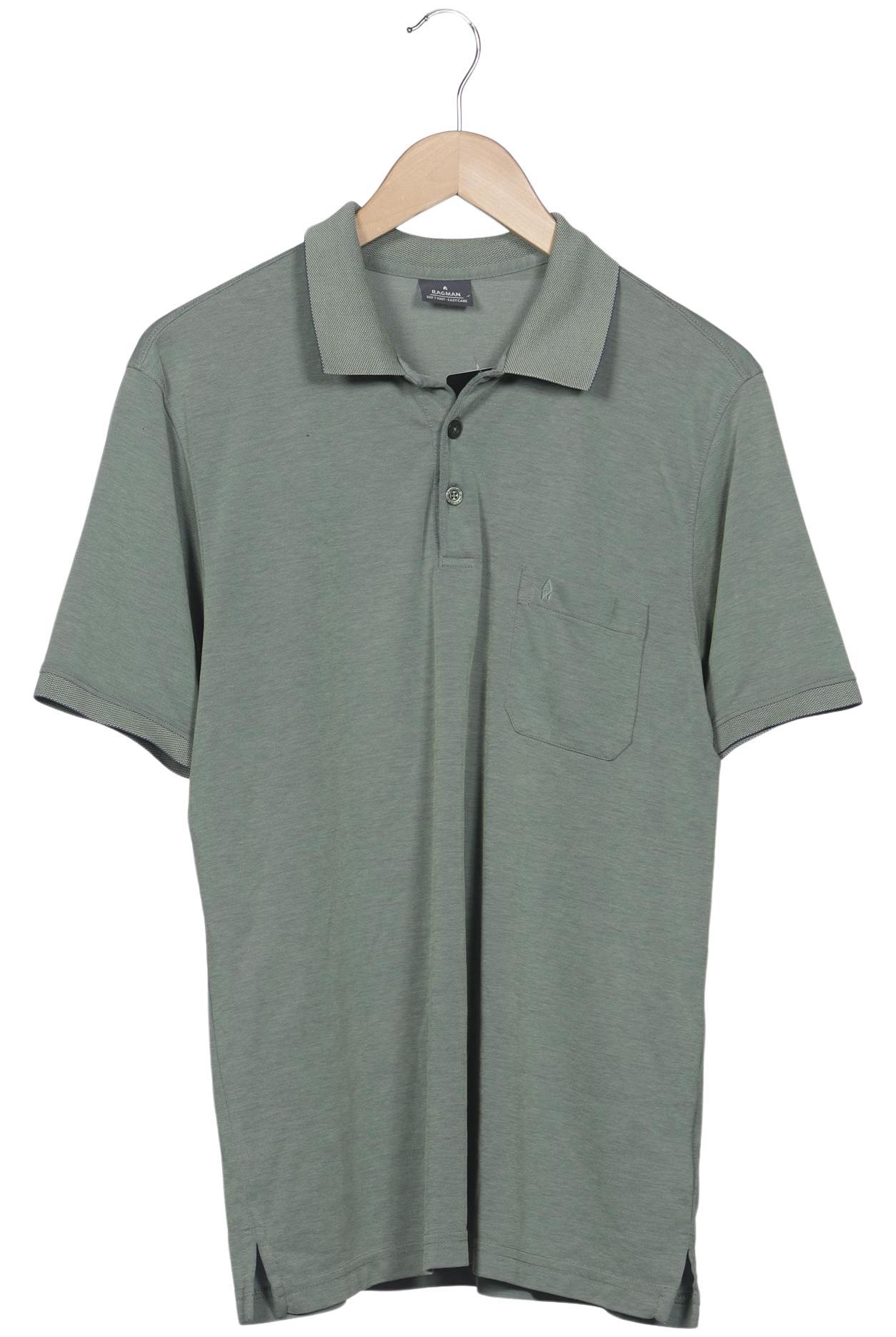 

ragman Herren Poloshirt, grün, Gr. 52