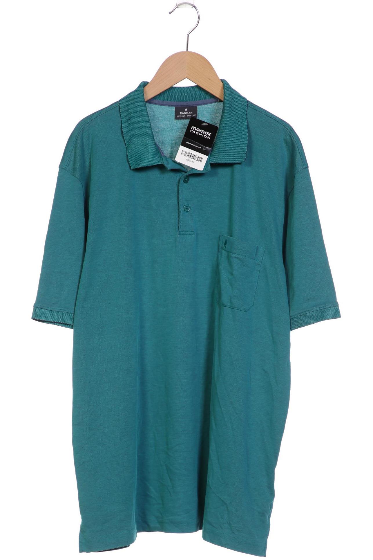 

ragman Herren Poloshirt, türkis, Gr. 54