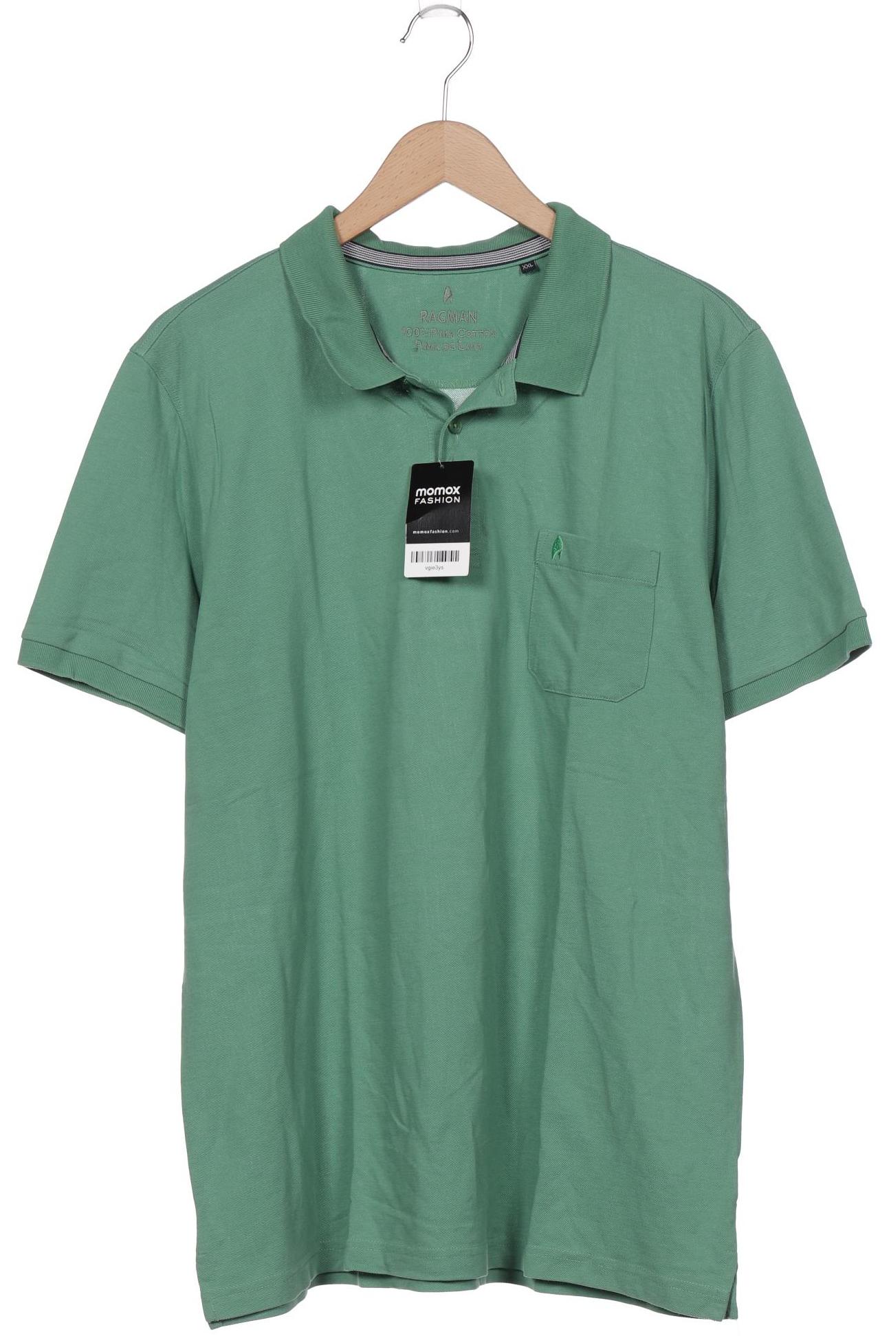 

ragman Herren Poloshirt, grün, Gr. 56