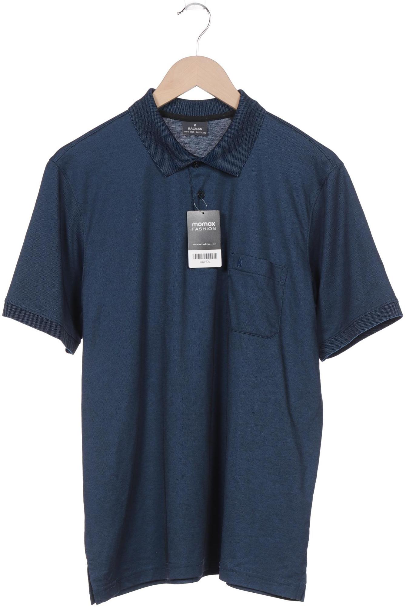 

ragman Herren Poloshirt, marineblau