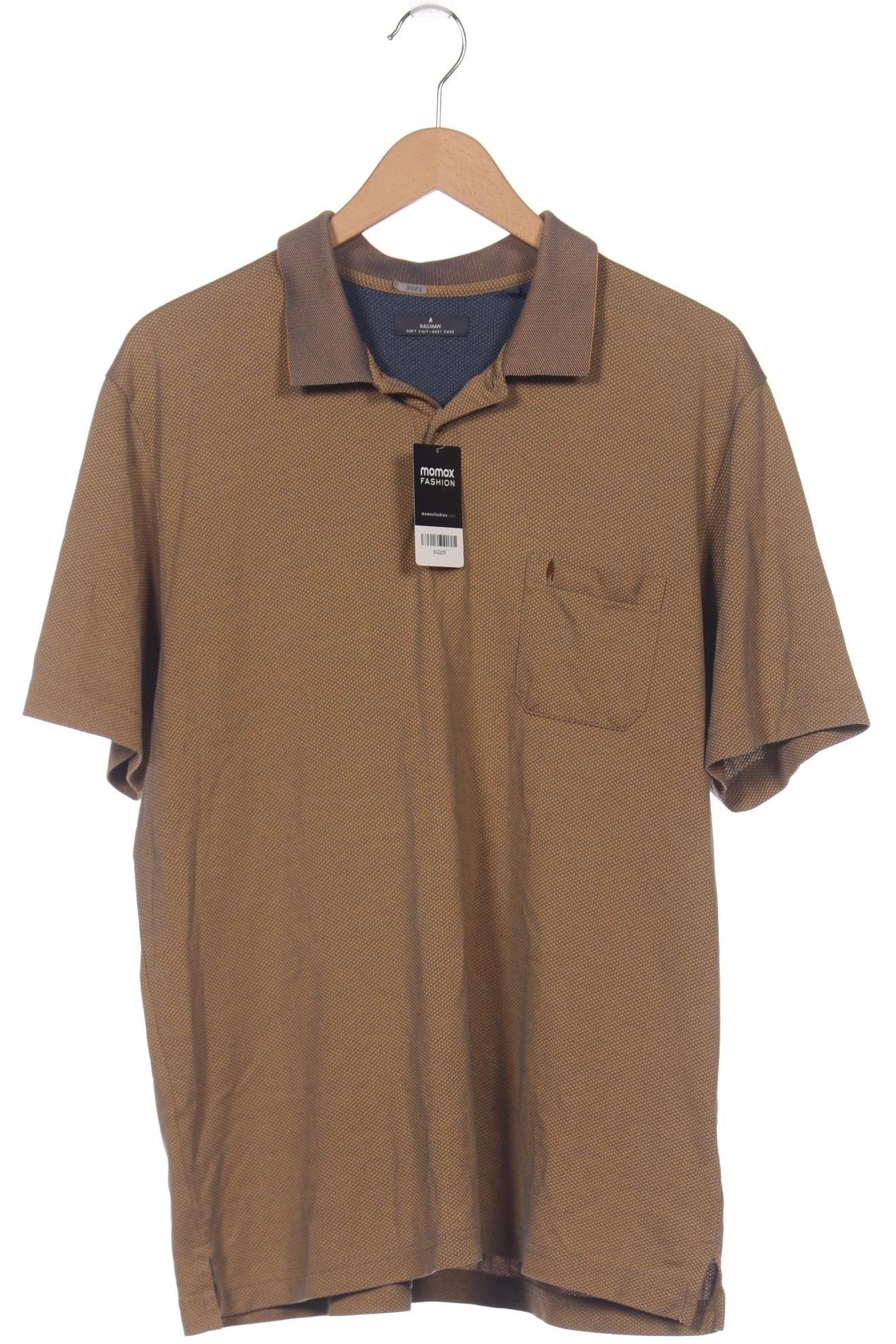

ragman Herren Poloshirt, beige, Gr. 54