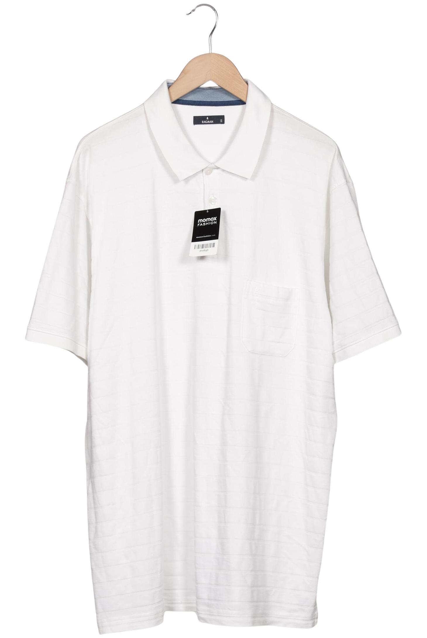 

ragman Herren Poloshirt, weiß, Gr. 58