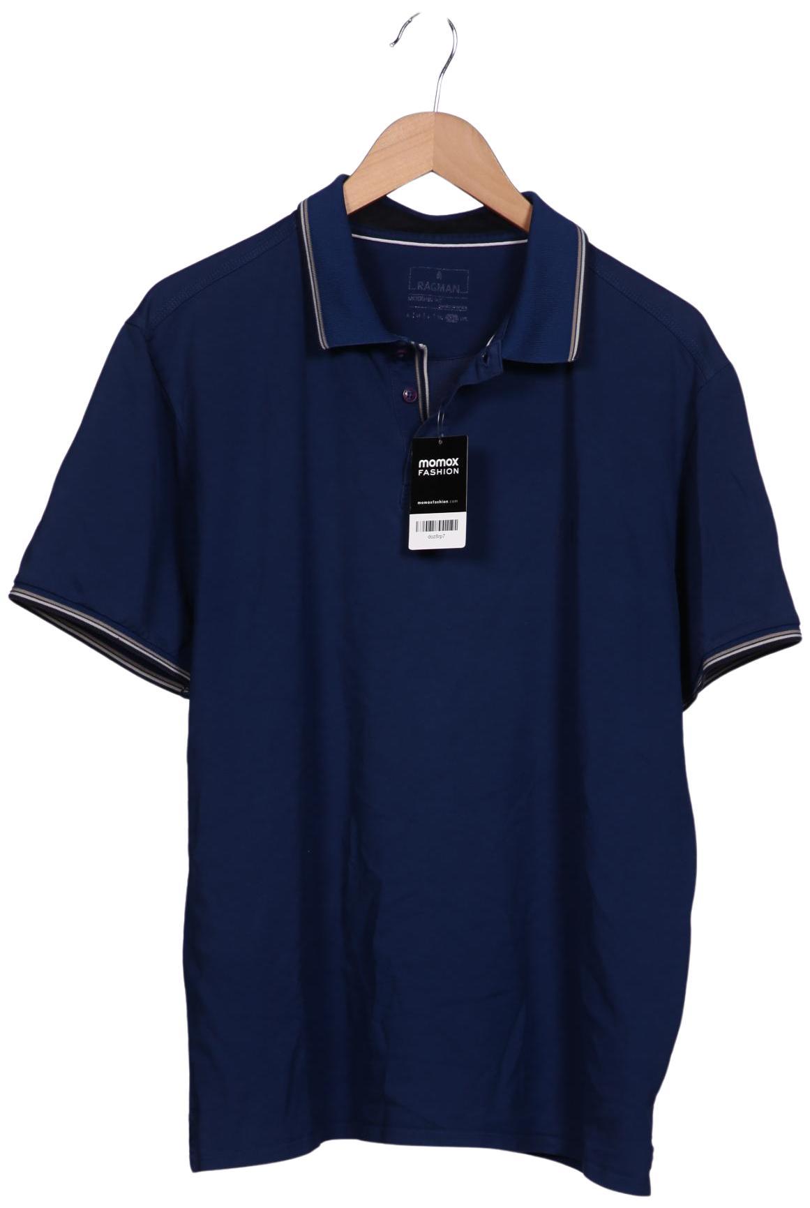 

ragman Herren Poloshirt, marineblau, Gr. 56