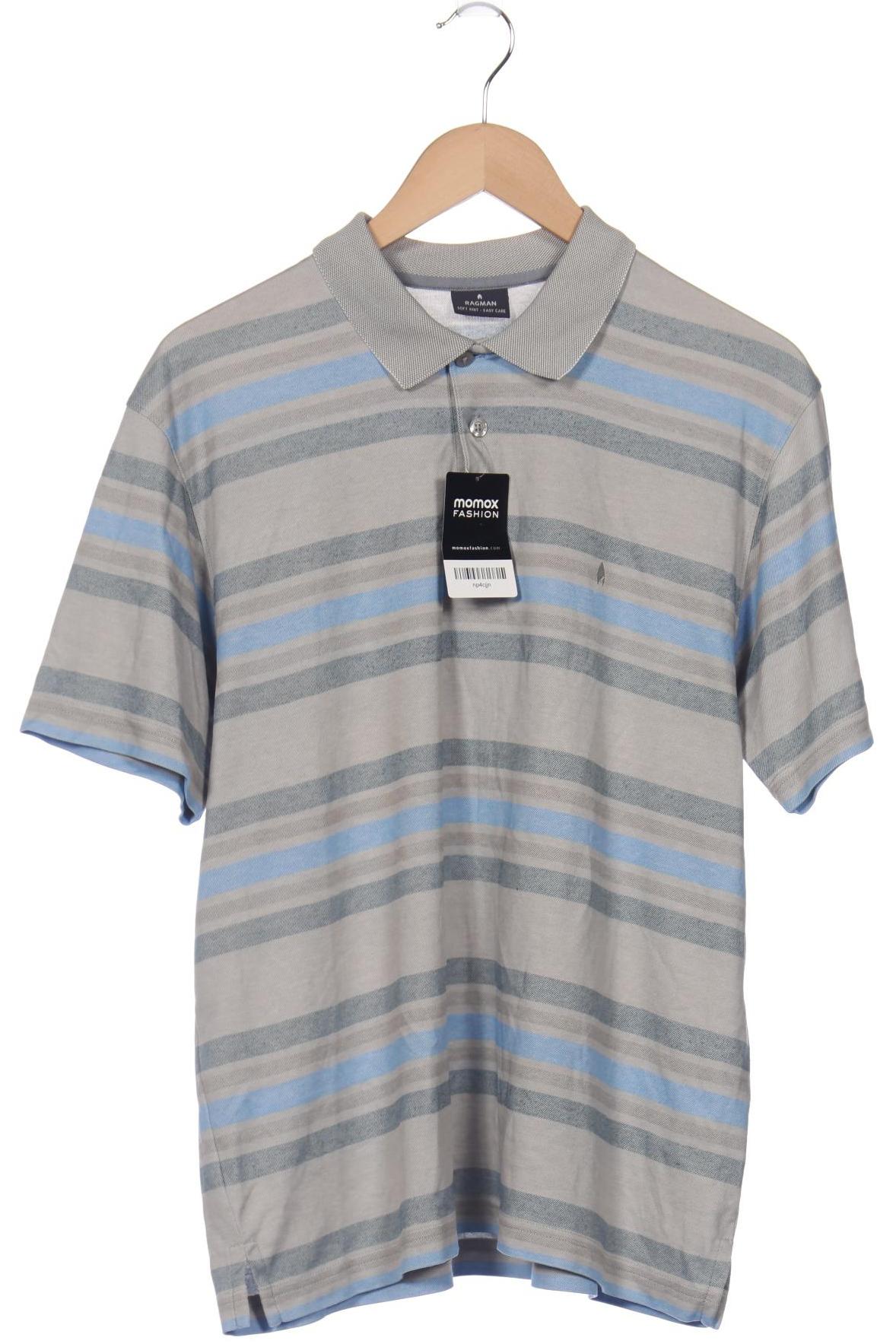 

ragman Herren Poloshirt, grau, Gr. 52