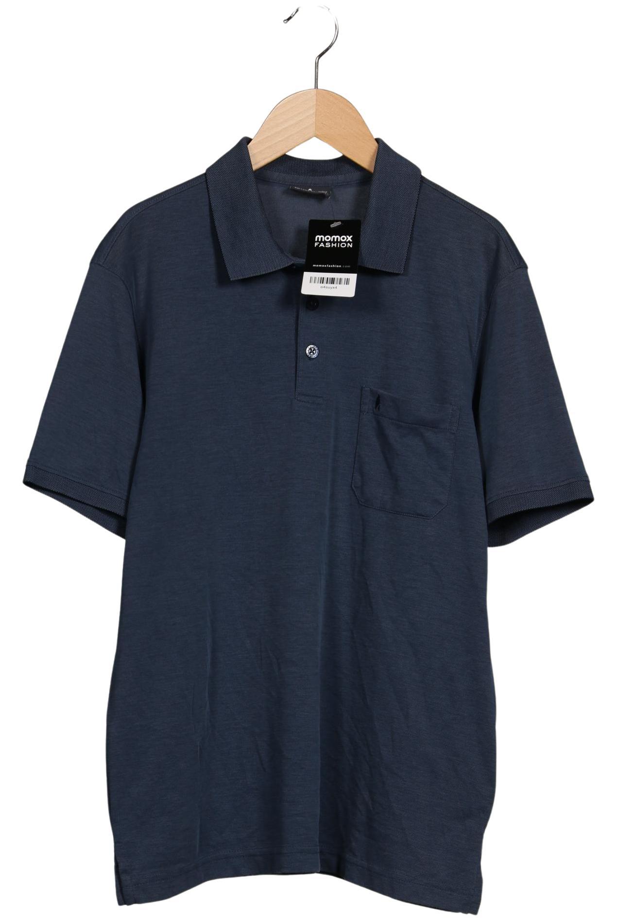 

ragman Herren Poloshirt, blau, Gr. 48