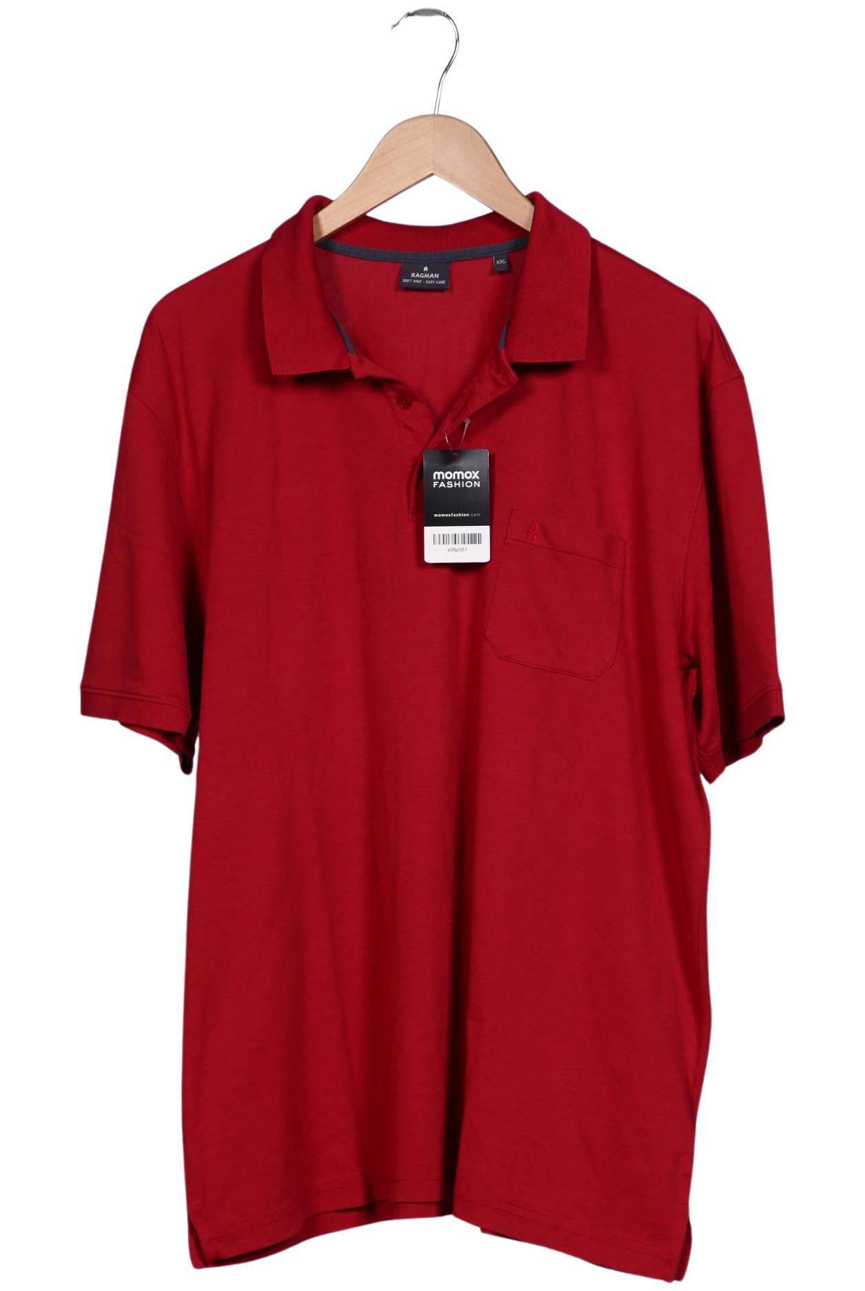 

ragman Herren Poloshirt, bordeaux, Gr. 56
