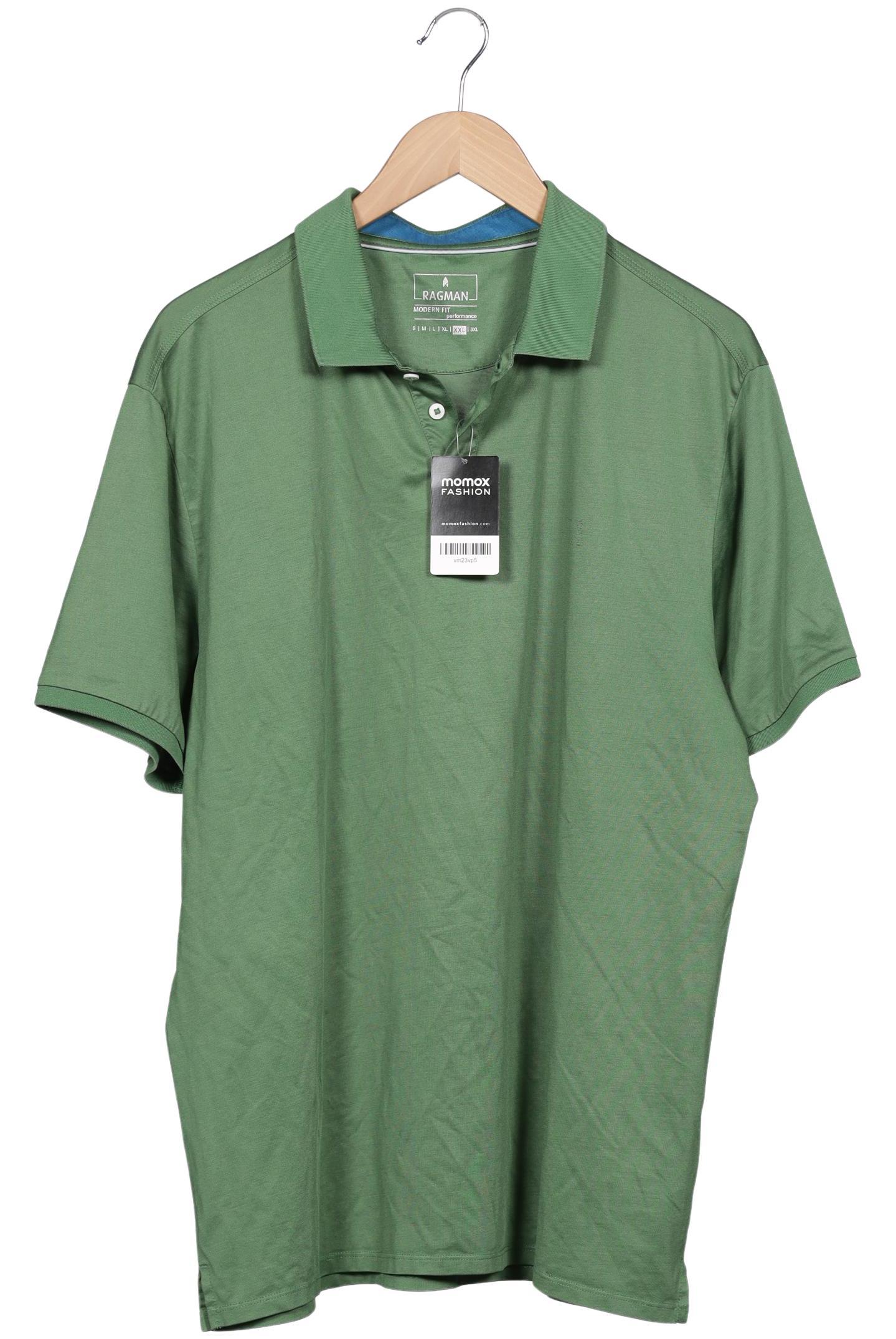 

ragman Herren Poloshirt, grün, Gr. 56