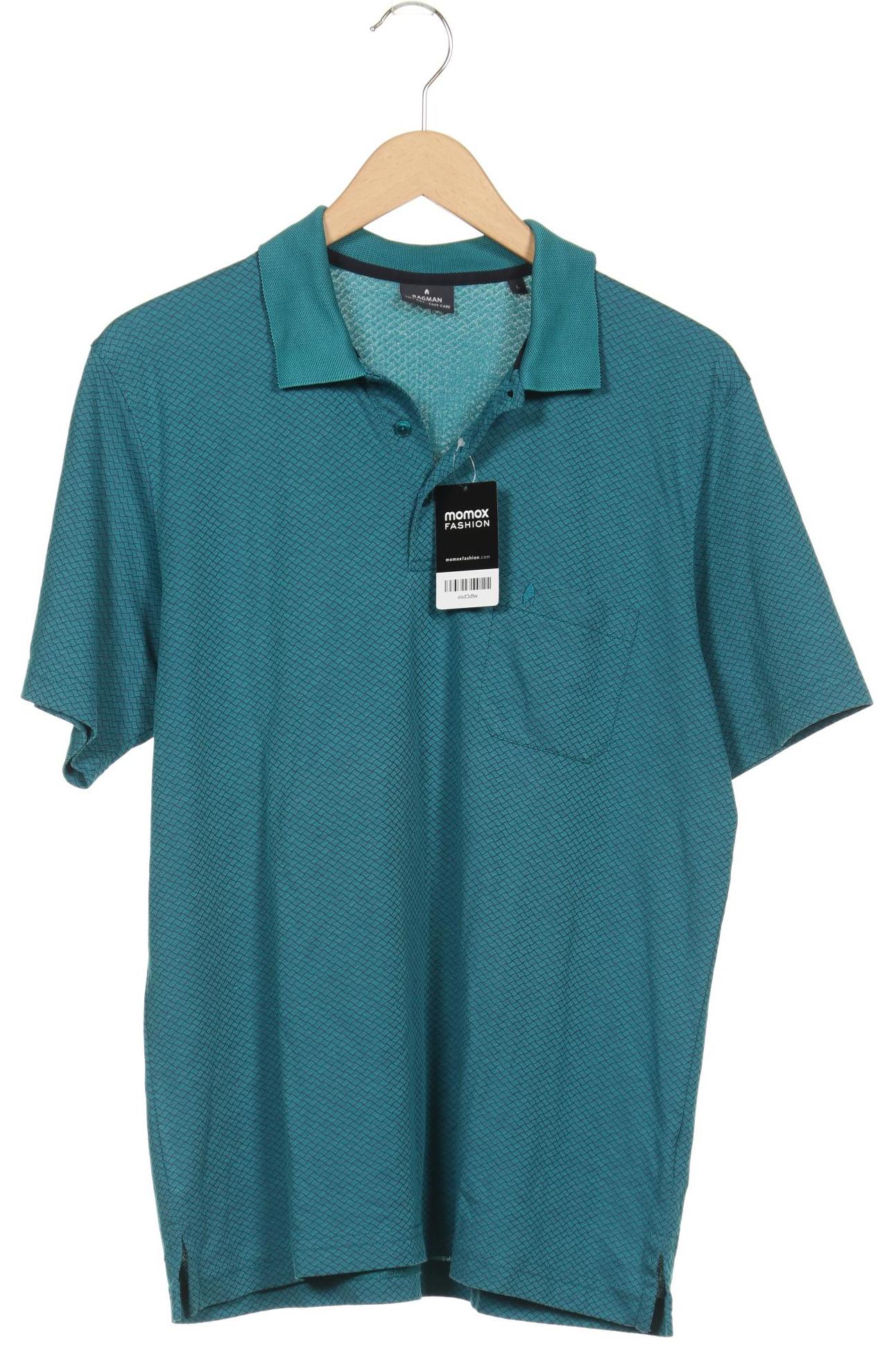 

ragman Herren Poloshirt, blau