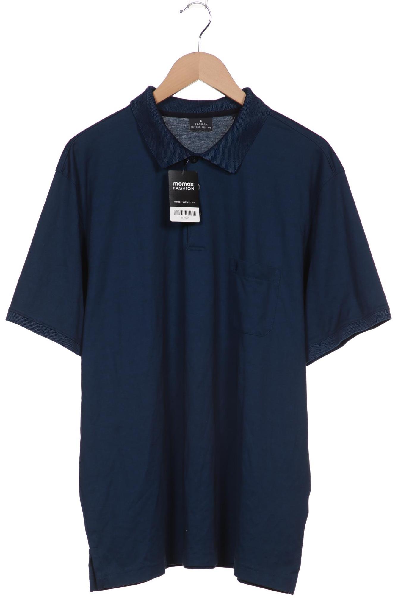 

ragman Herren Poloshirt, marineblau
