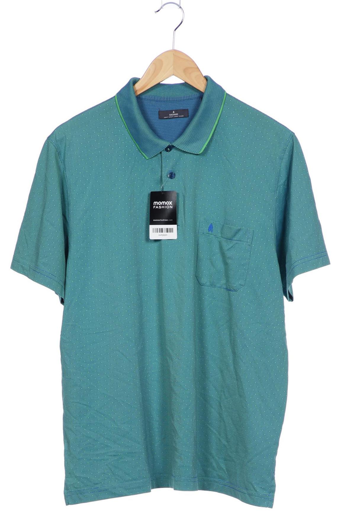 

ragman Herren Poloshirt, türkis, Gr. 52