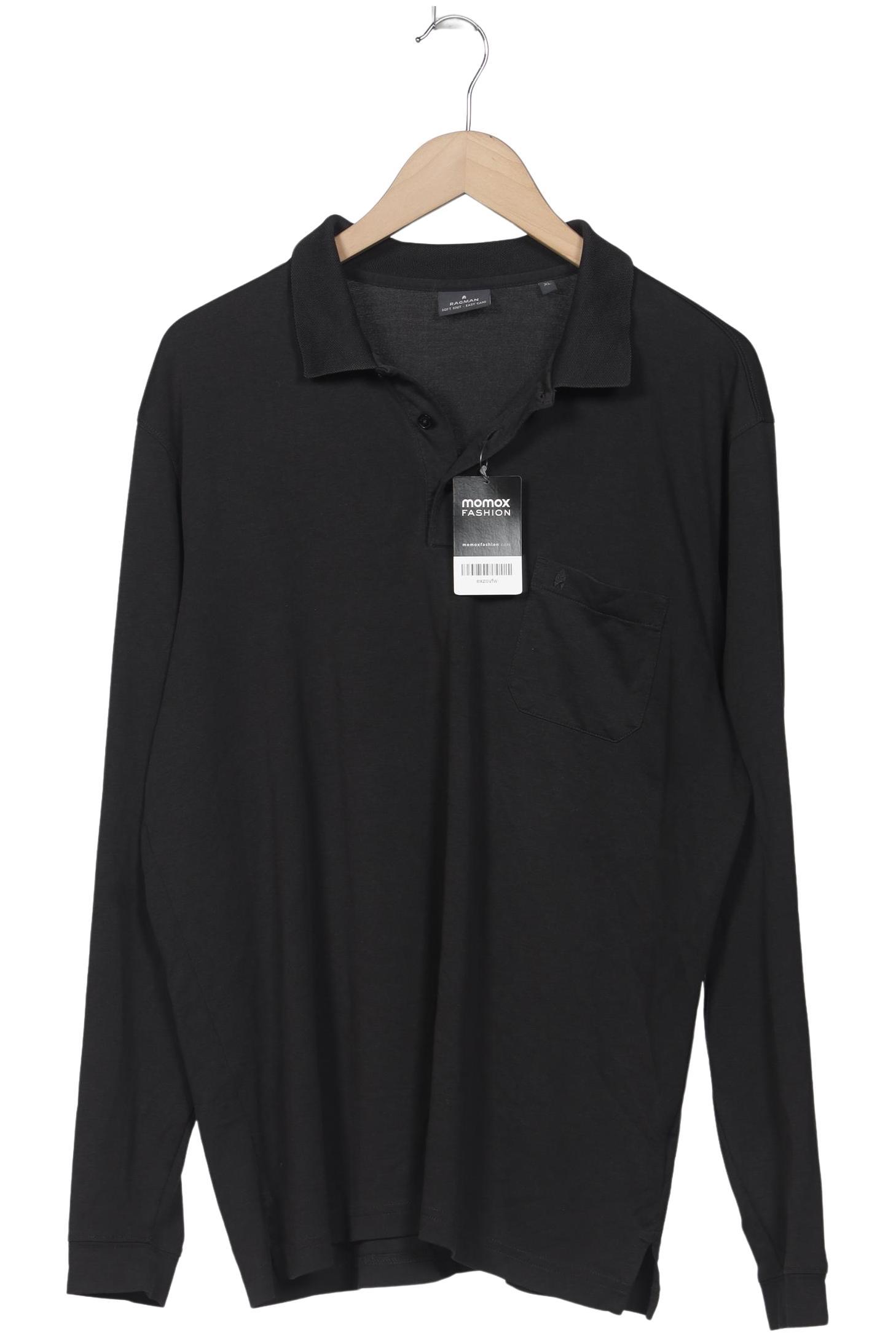 

ragman Herren Poloshirt, schwarz, Gr. 54