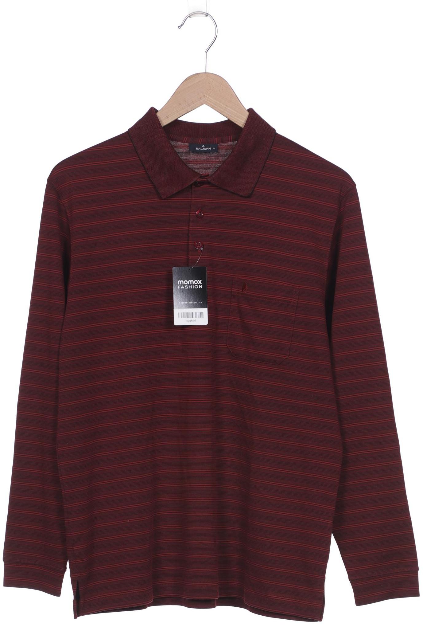 

ragman Herren Poloshirt, bordeaux