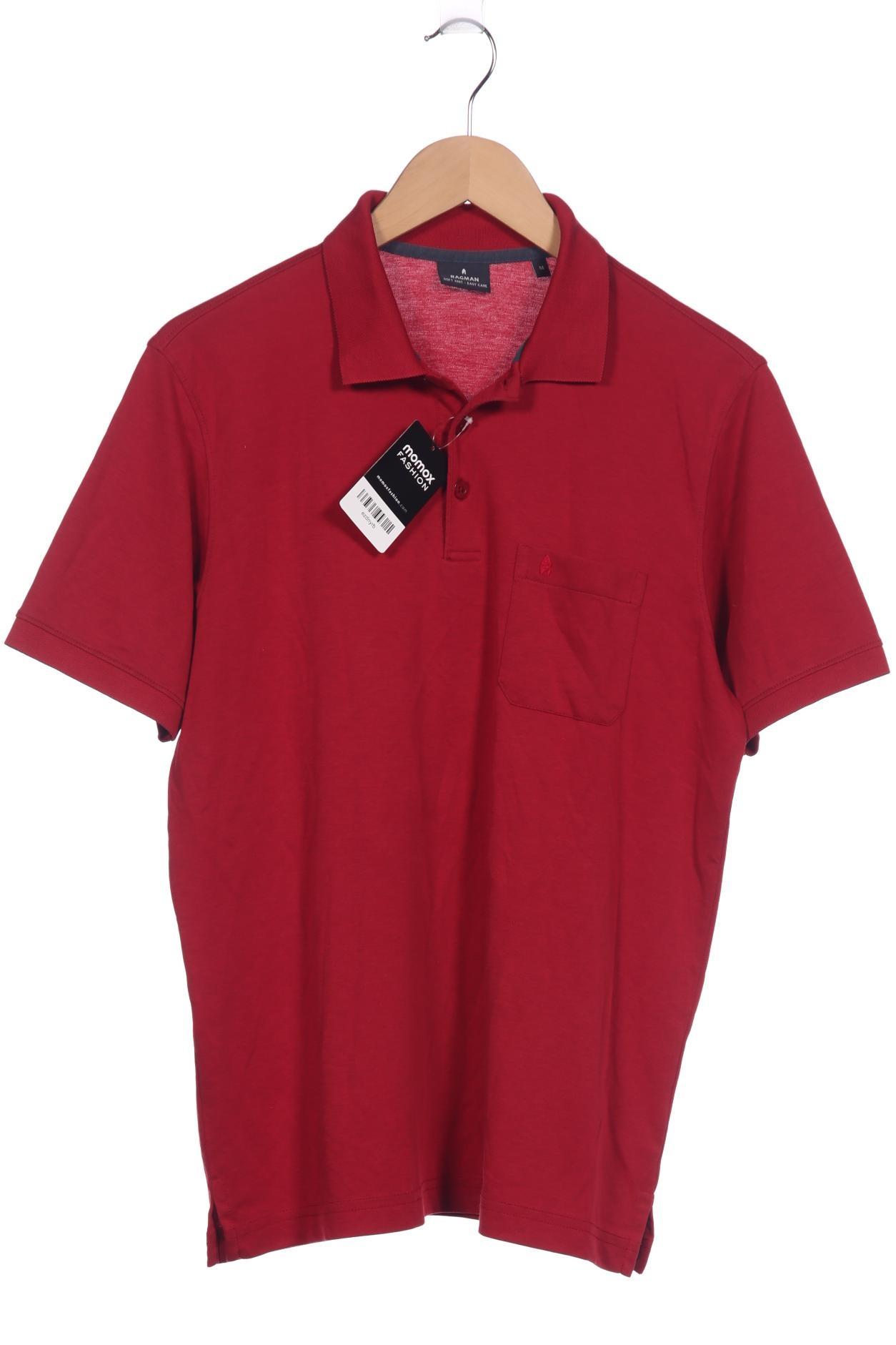 

ragman Herren Poloshirt, rot, Gr. 48