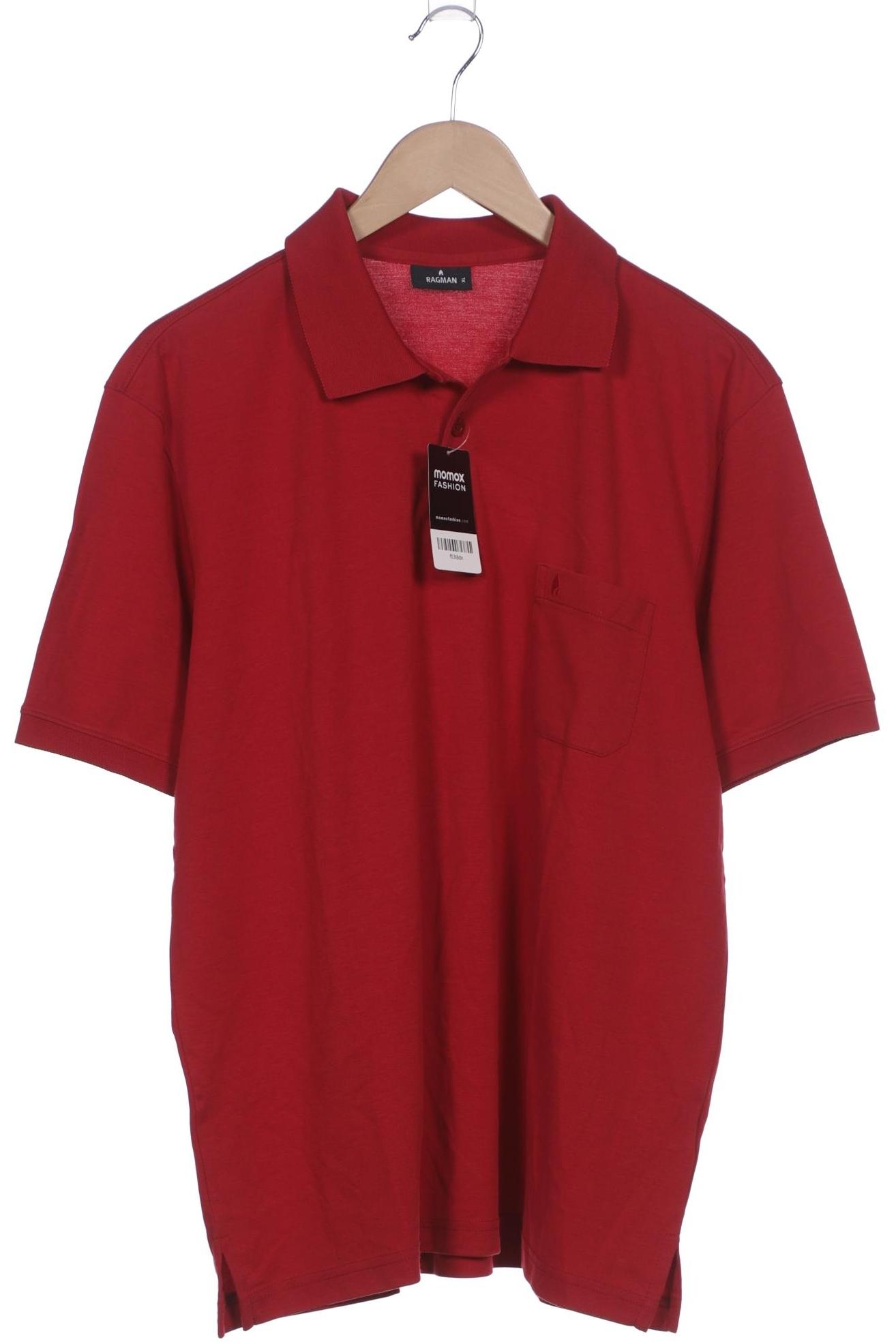 

ragman Herren Poloshirt, rot, Gr. 54