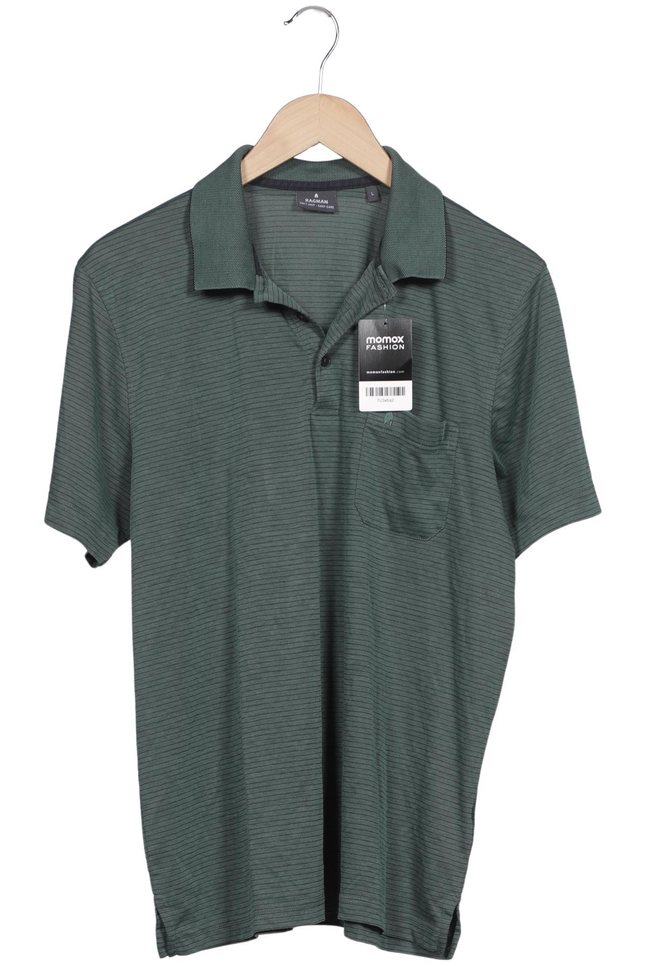 

ragman Herren Poloshirt, grün, Gr. 52