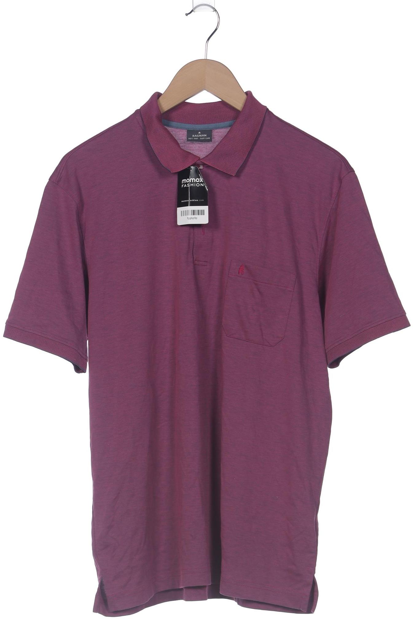 

ragman Herren Poloshirt, flieder, Gr. 52