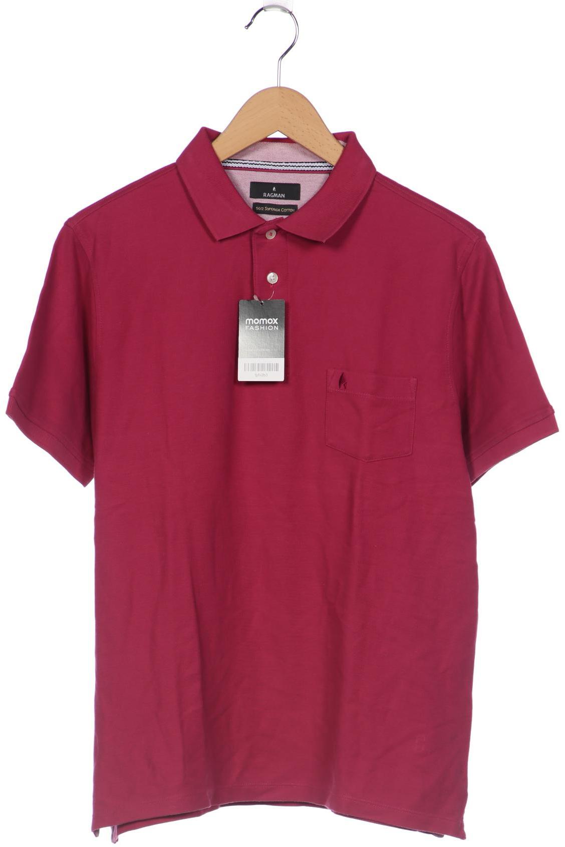 

ragman Herren Poloshirt, pink