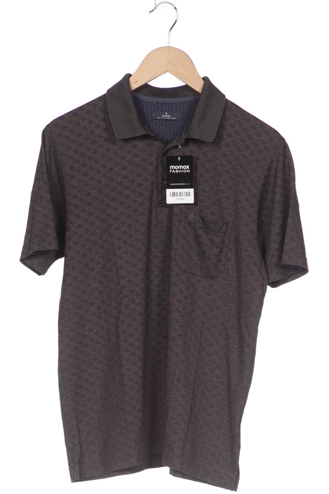 

ragman Herren Poloshirt, grau, Gr. 46