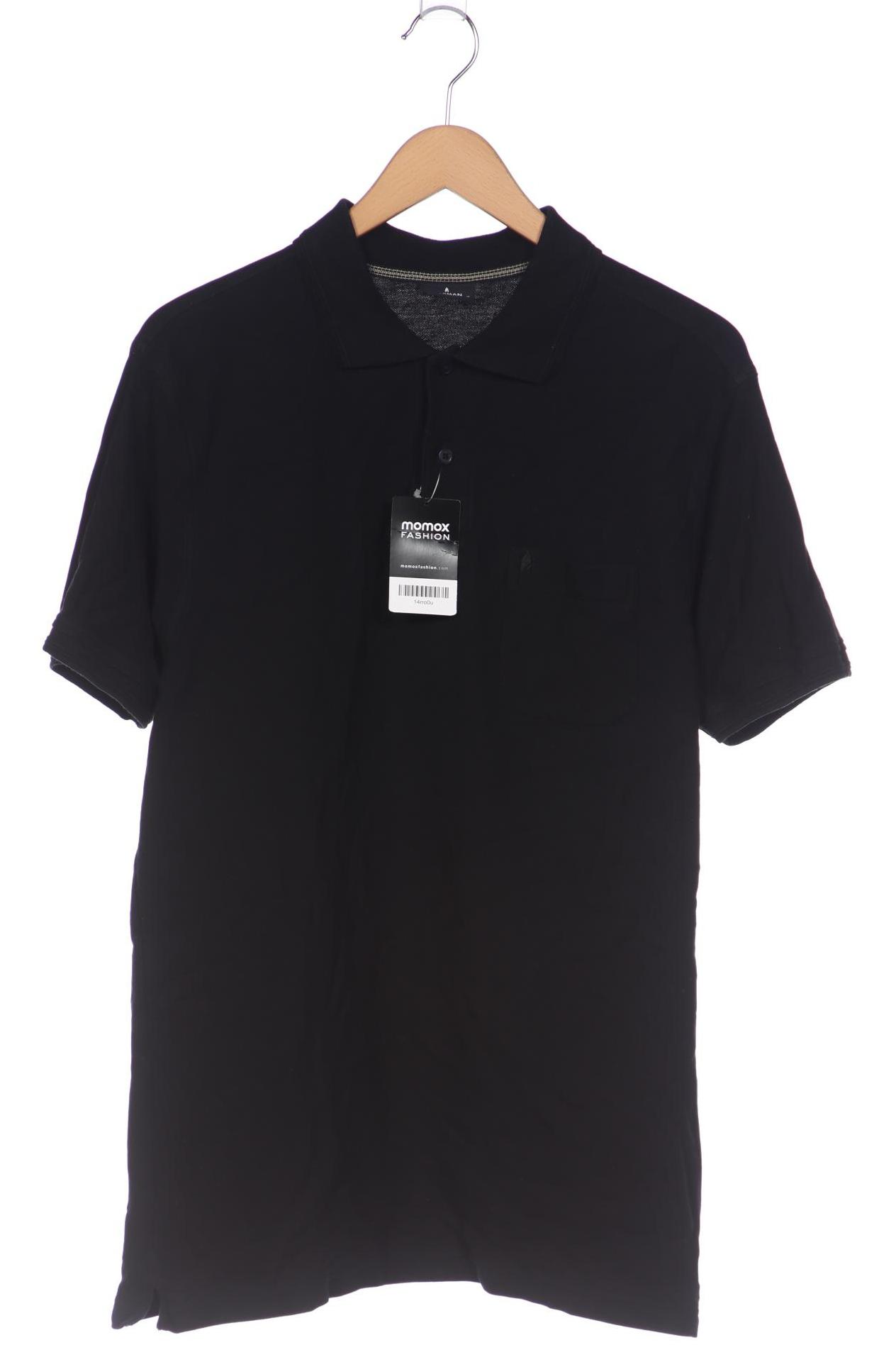 

ragman Herren Poloshirt, schwarz, Gr. 52