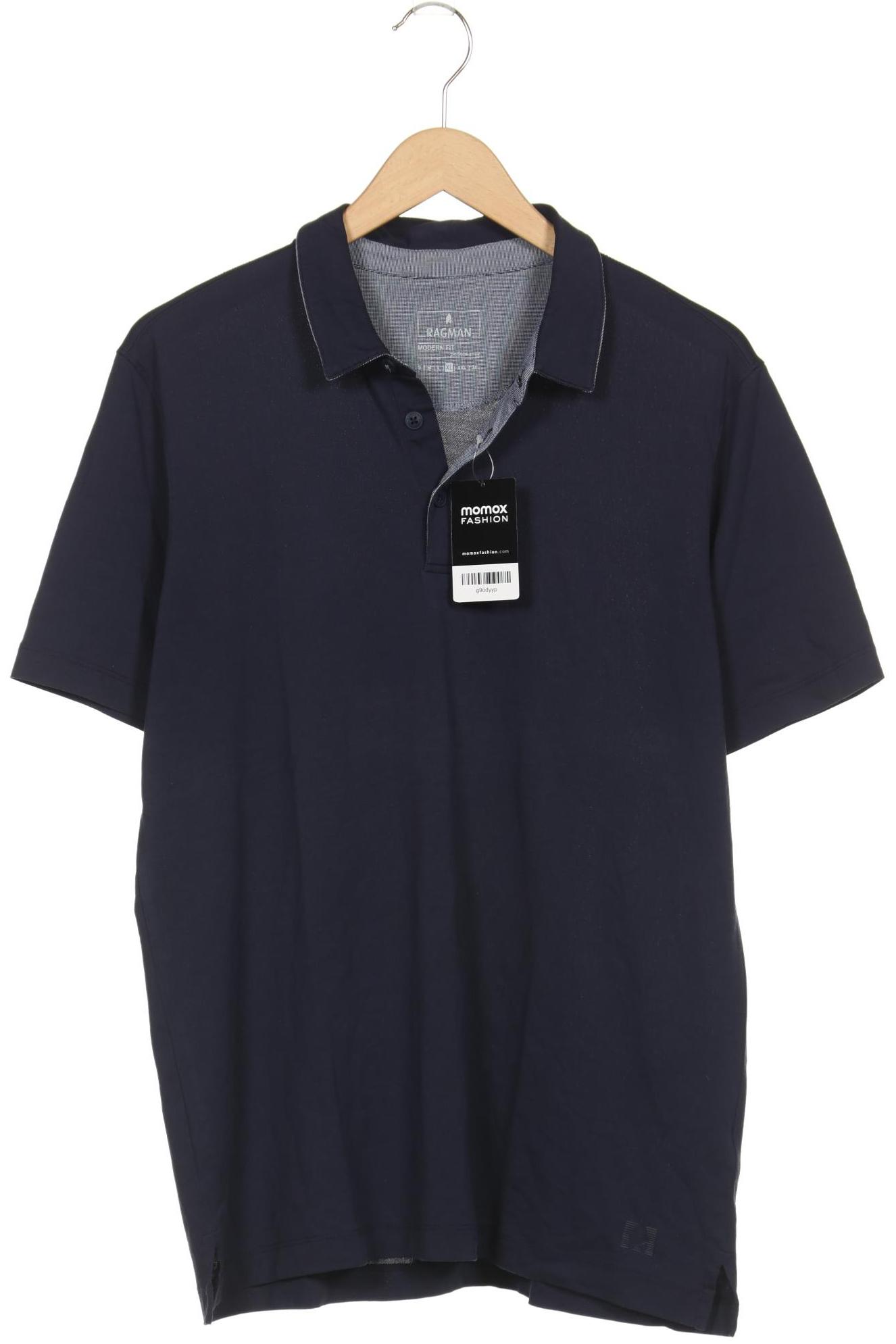 

ragman Herren Poloshirt, marineblau