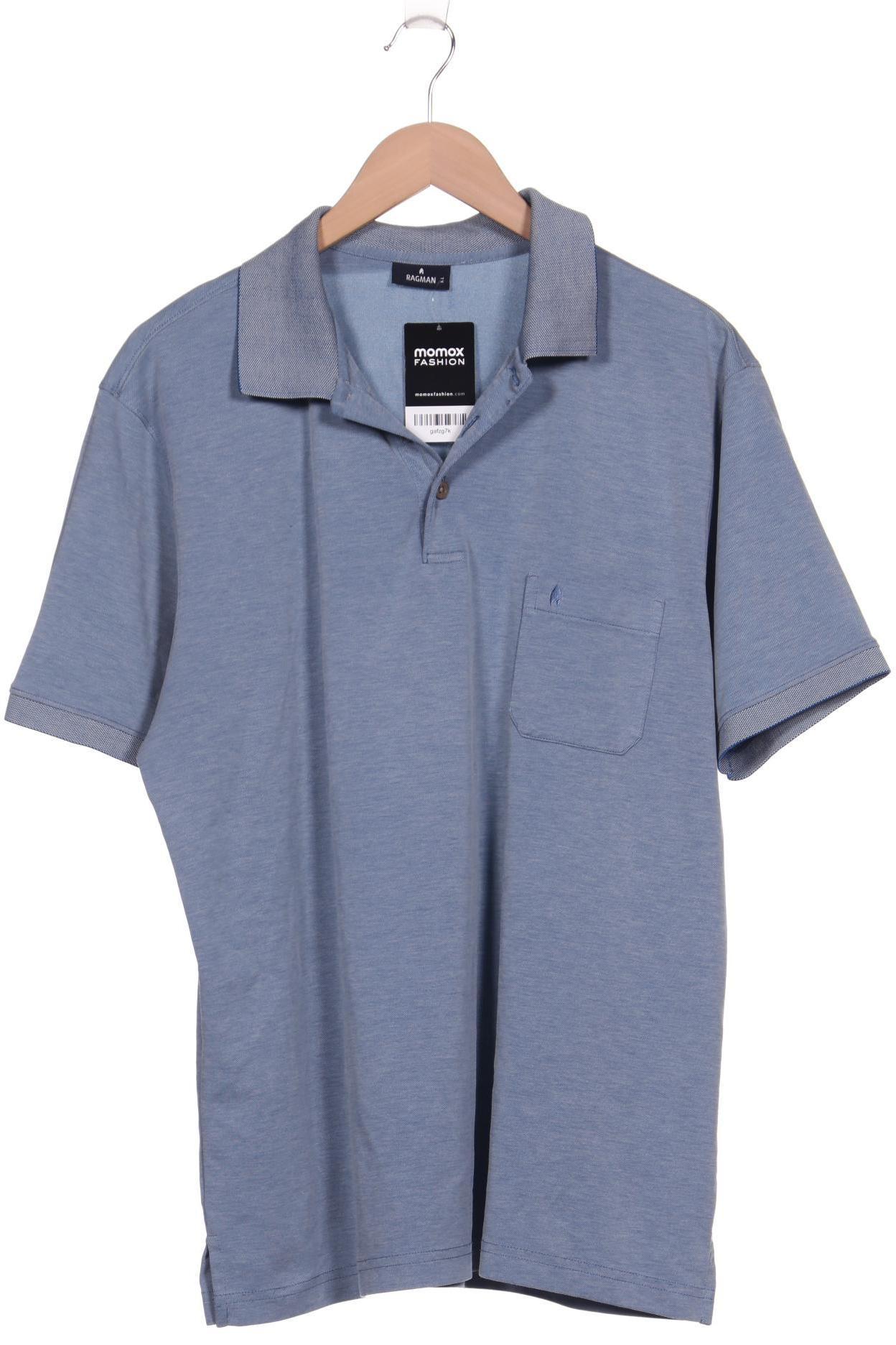 

ragman Herren Poloshirt, blau