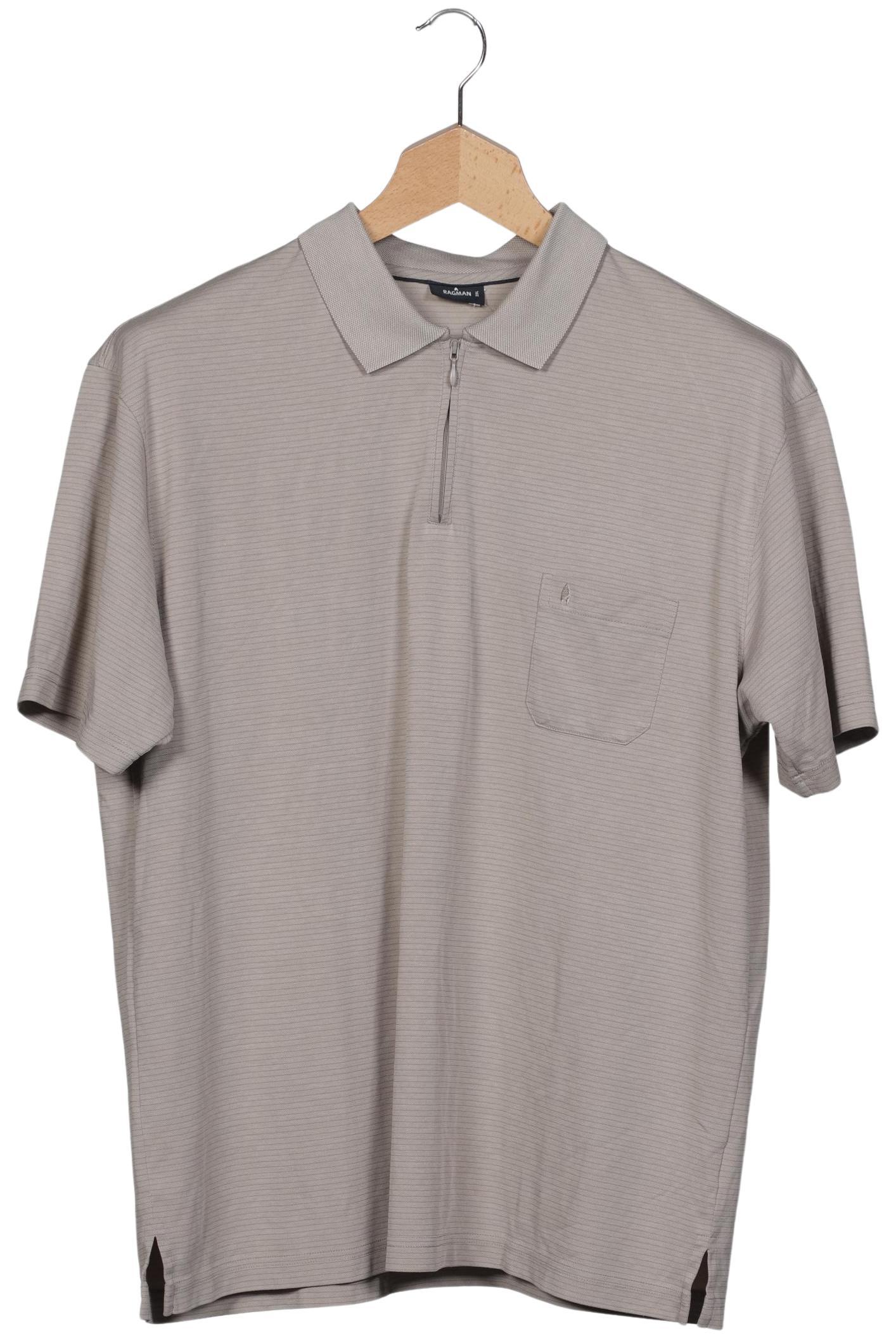 

ragman Herren Poloshirt, beige, Gr. 58