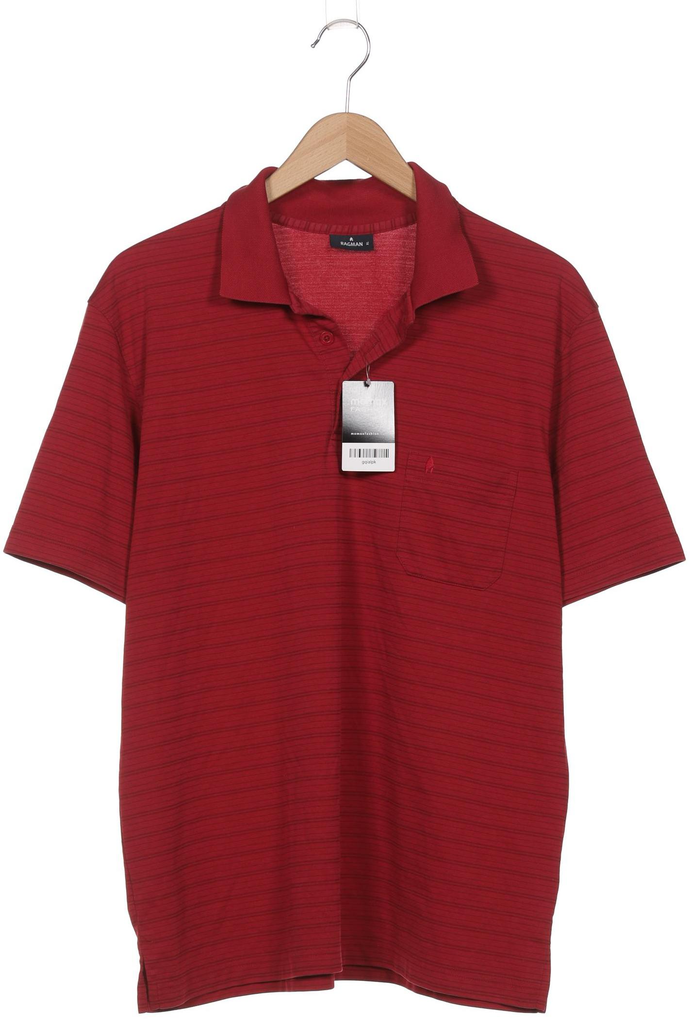 

ragman Herren Poloshirt, bordeaux, Gr. 54