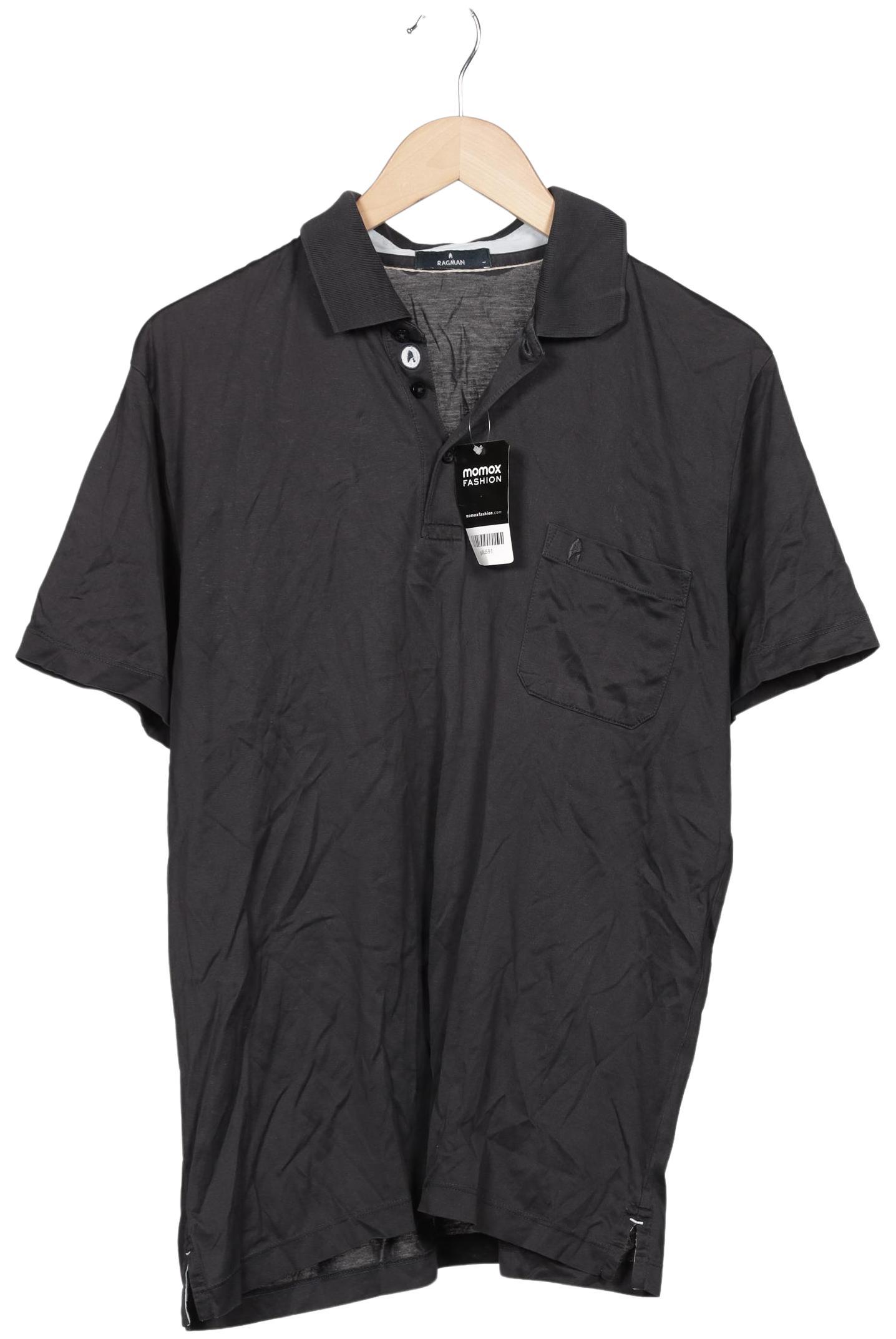

ragman Herren Poloshirt, grau, Gr. 52