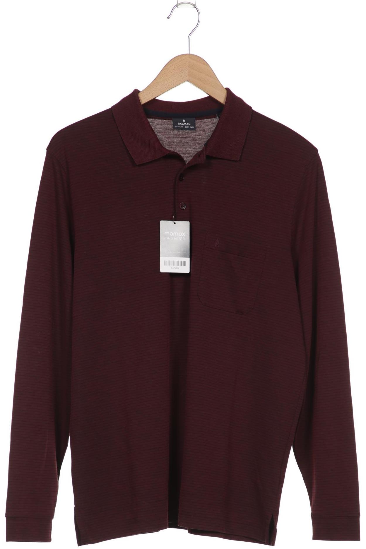 

ragman Herren Poloshirt, bordeaux