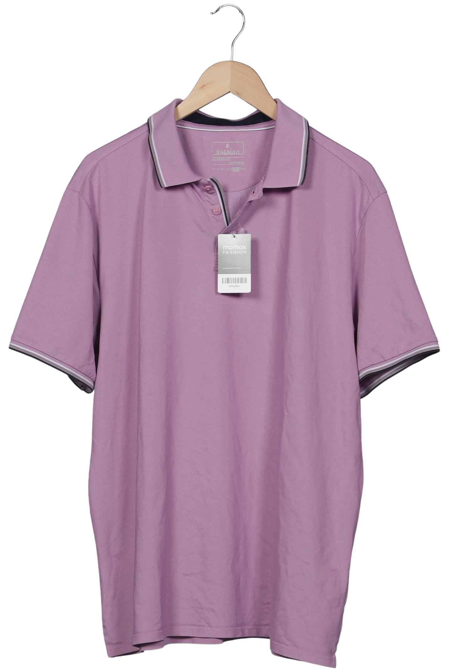 

ragman Herren Poloshirt, flieder, Gr. 56
