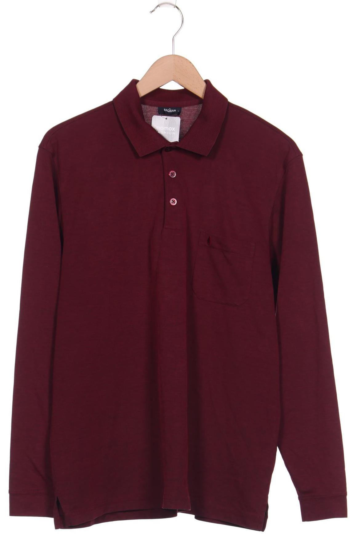

ragman Herren Poloshirt, bordeaux, Gr. 52