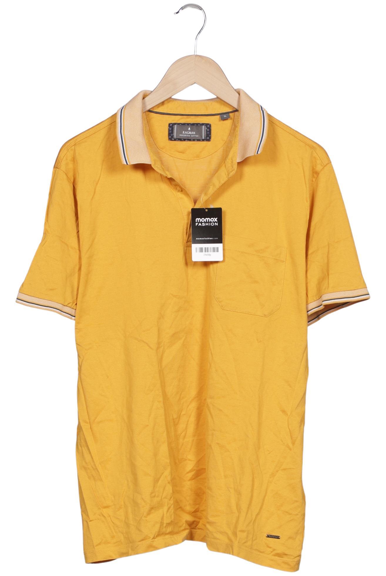 

ragman Herren Poloshirt, orange, Gr. 54